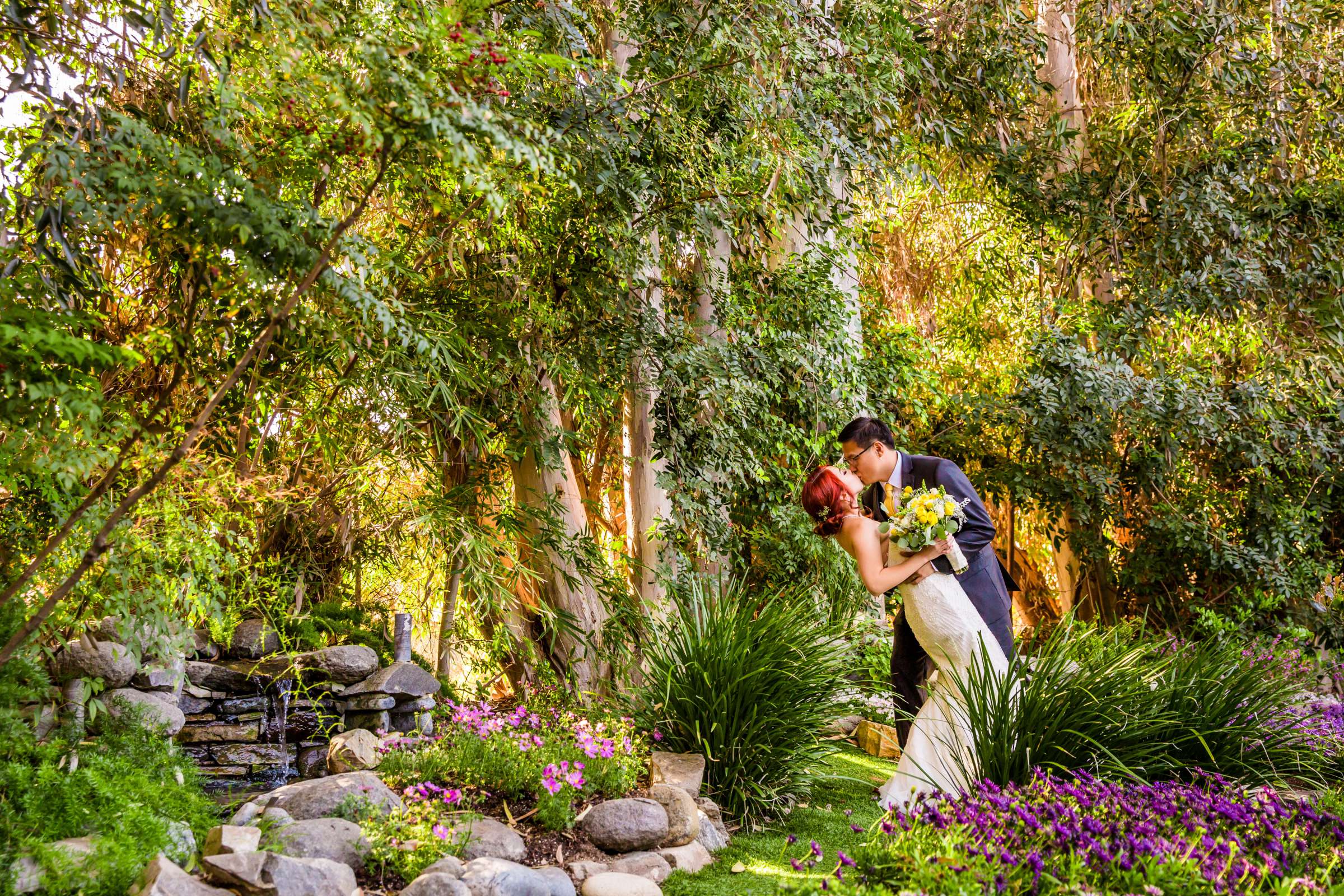 Romantic moment, Forest at Twin Oaks House & Gardens Wedding Estate Wedding, Vanessa and Dawei Wedding Photo #1 by True Photography