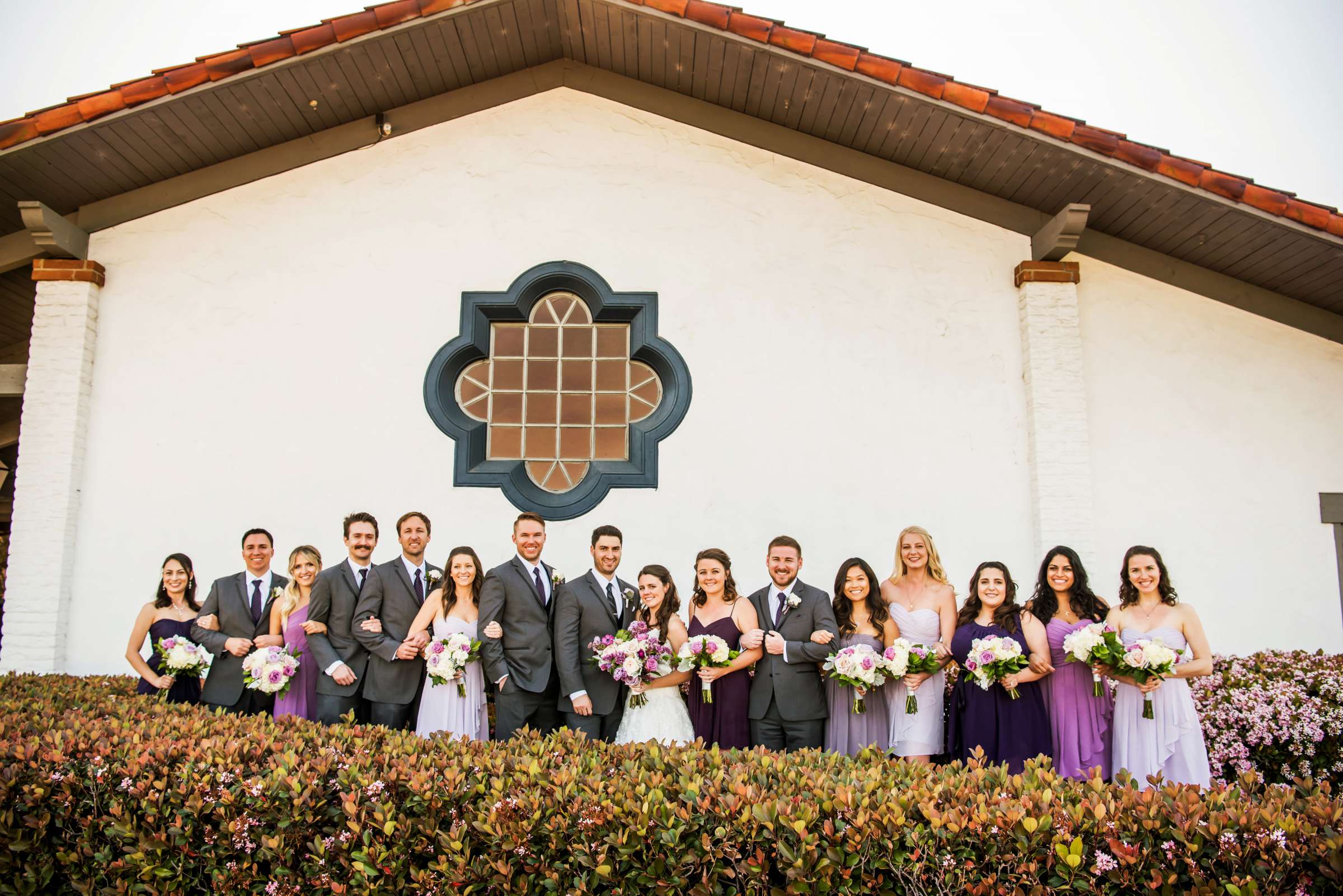 Bridal Party at Lomas Santa Fe Country Club Wedding, Abby and David Wedding Photo #349979 by True Photography