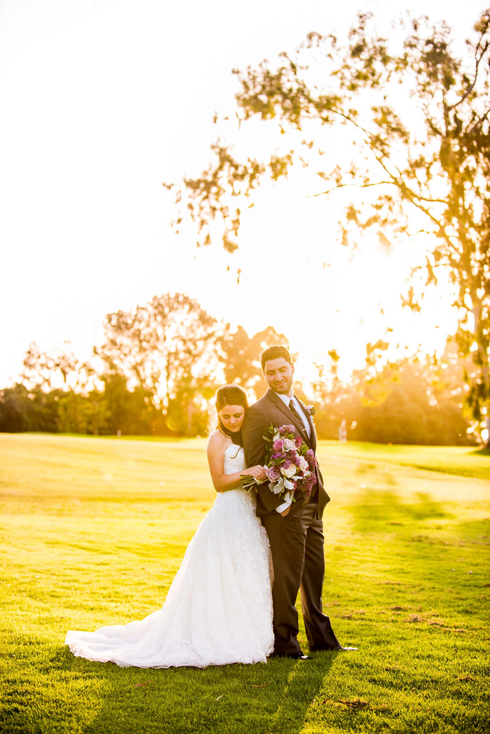 Sunset, Romantic moment at Lomas Santa Fe Country Club Wedding, Abby and David Wedding Photo #349981 by True Photography
