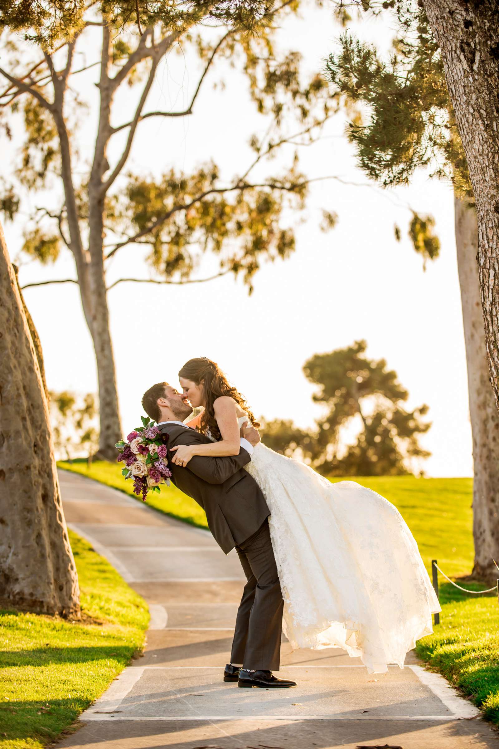 Sunset, Romantic moment at Lomas Santa Fe Country Club Wedding, Abby and David Wedding Photo #349995 by True Photography