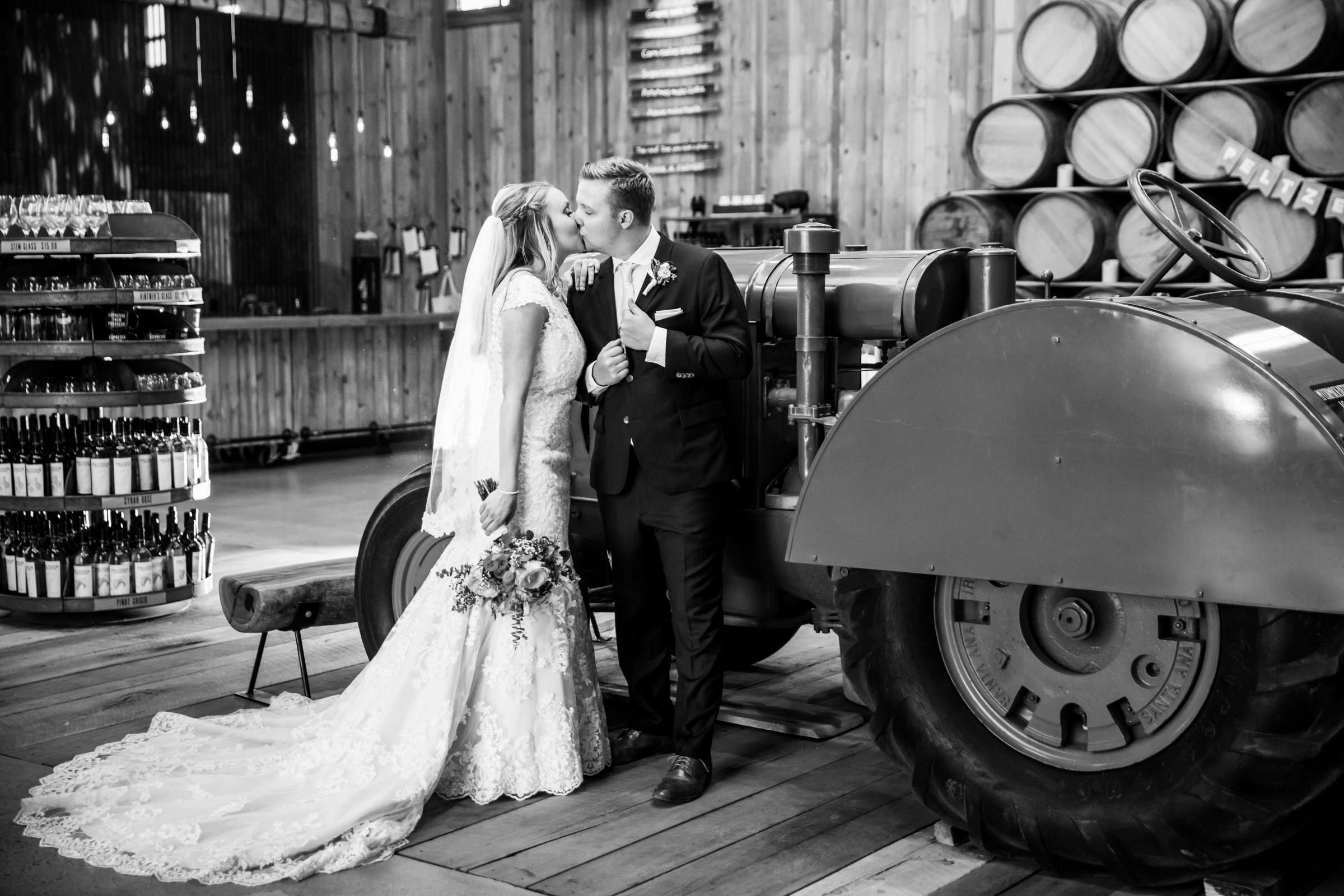 Peltzer Winery Wedding, Jaclyn and Nick Wedding Photo #4 by True Photography