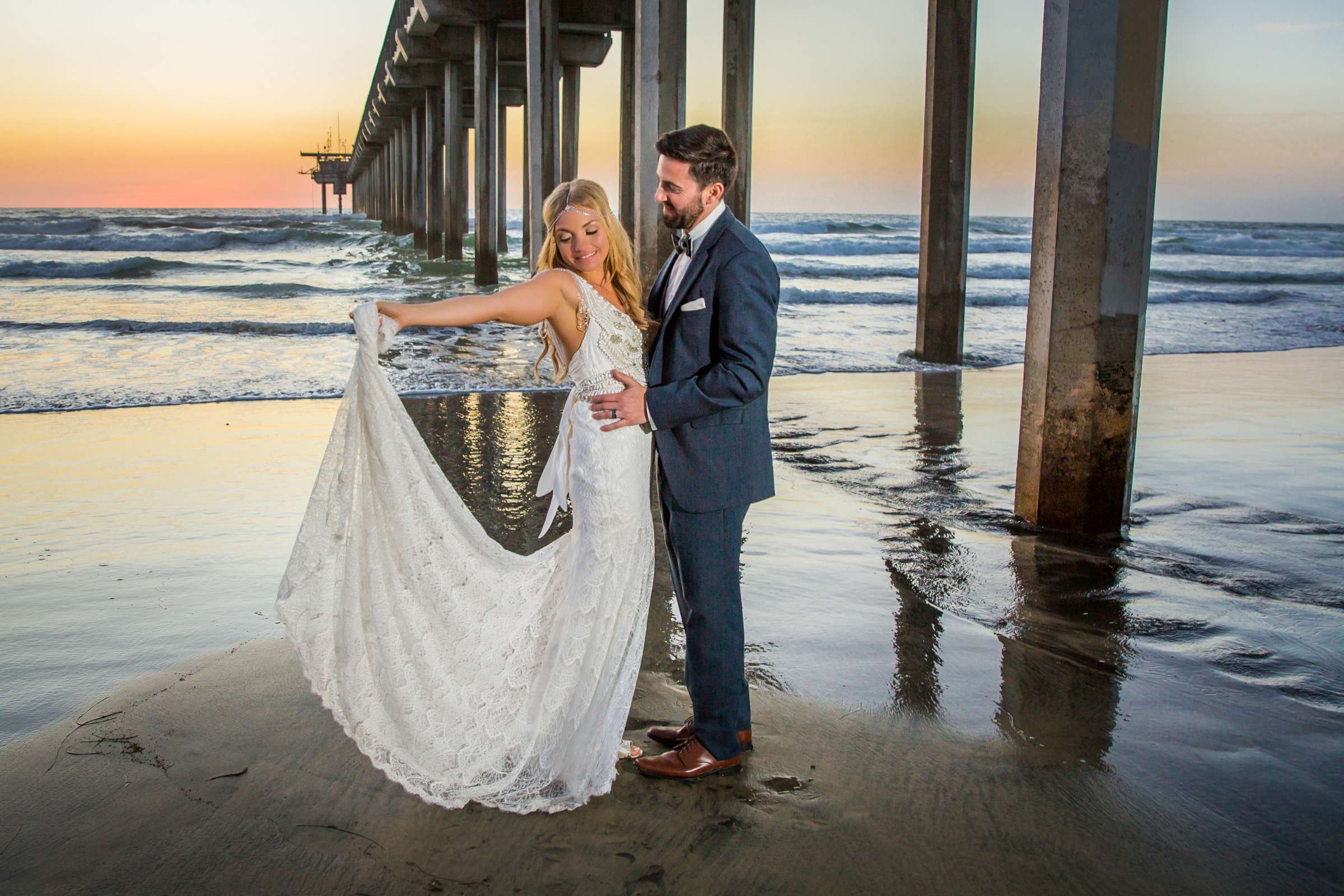 Scripps Seaside Forum Wedding coordinated by Selina Rose Weddings & Events, Alexandra and Steven Wedding Photo #351984 by True Photography