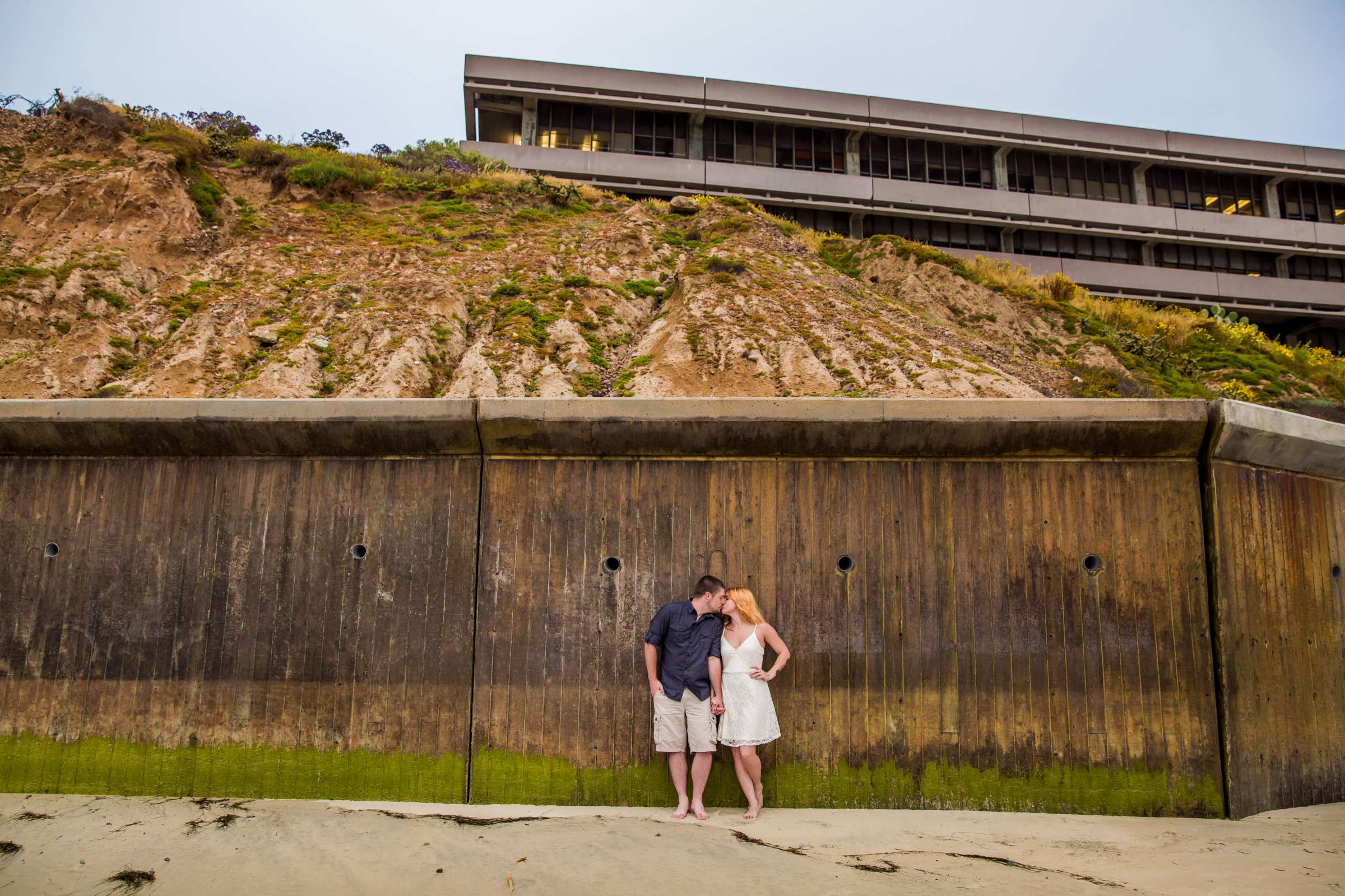 Scripps Seaside Forum Engagement, Caitlin and Tyler Engagement Photo #3 by True Photography