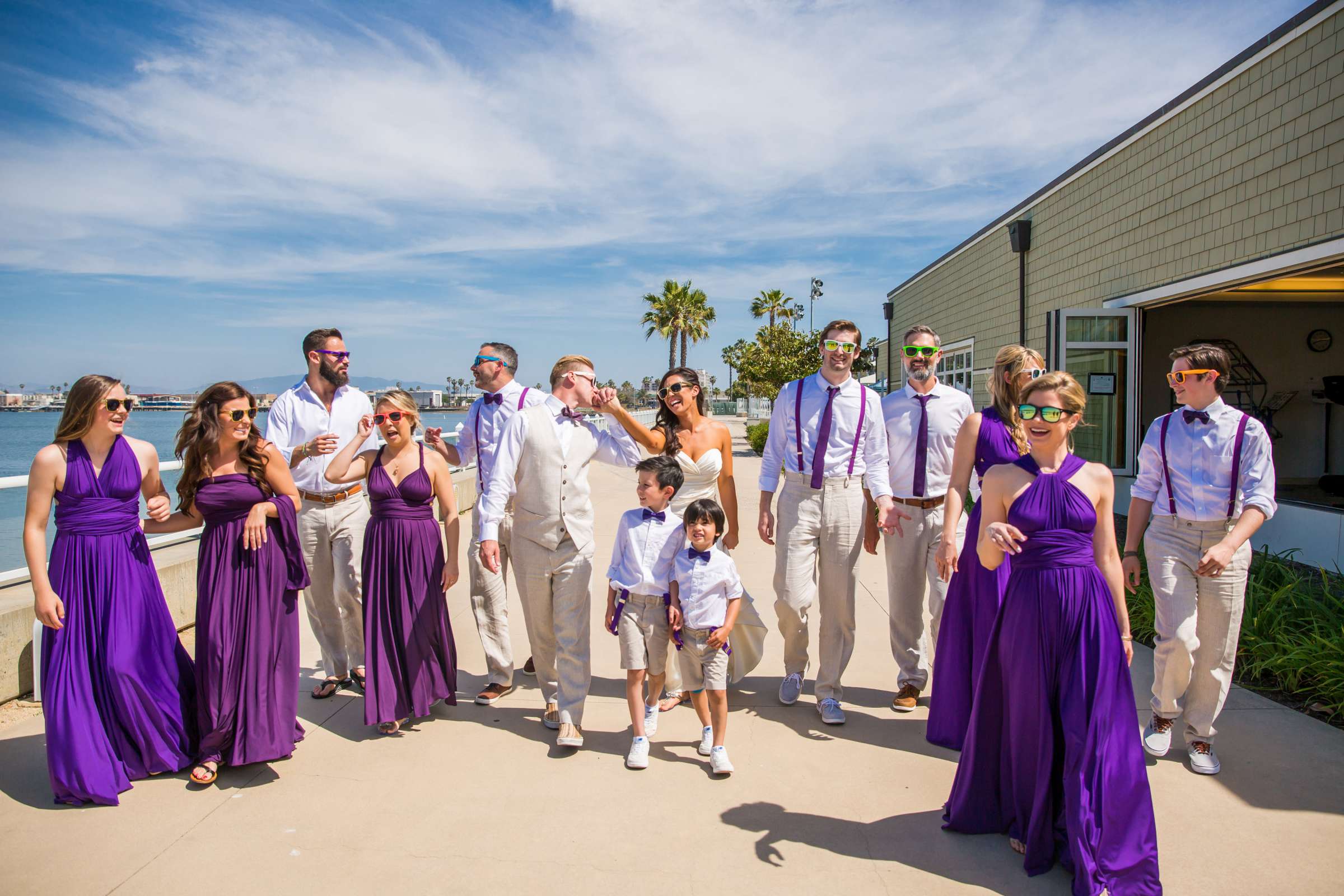 Coronado Community Center Wedding coordinated by Memories by Clarissa, Michelle and Justin Wedding Photo #9 by True Photography