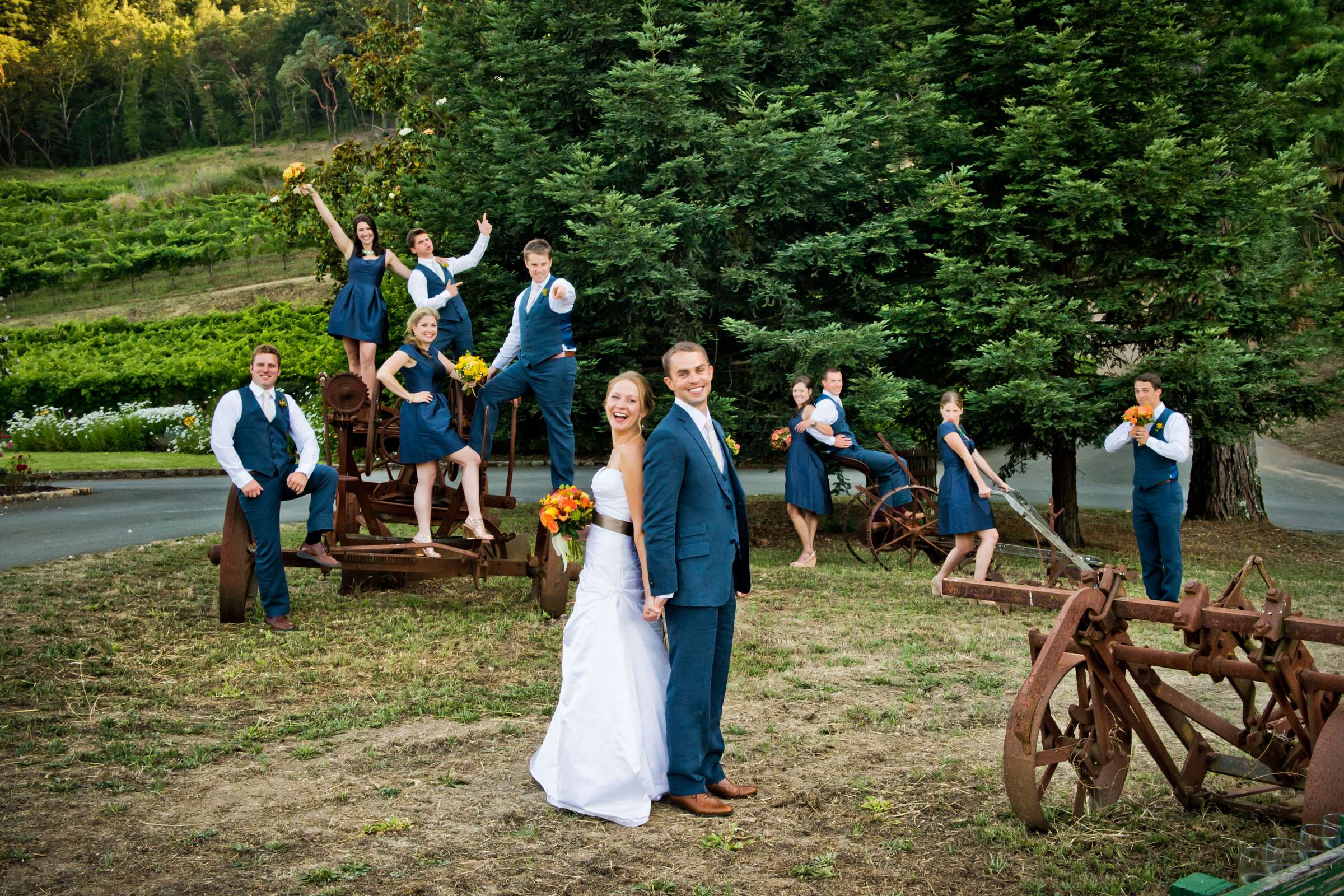 Yates Family Vineyard Wedding coordinated by Napa Valley Celebrations, Katie and Patrick Wedding Photo #356088 by True Photography