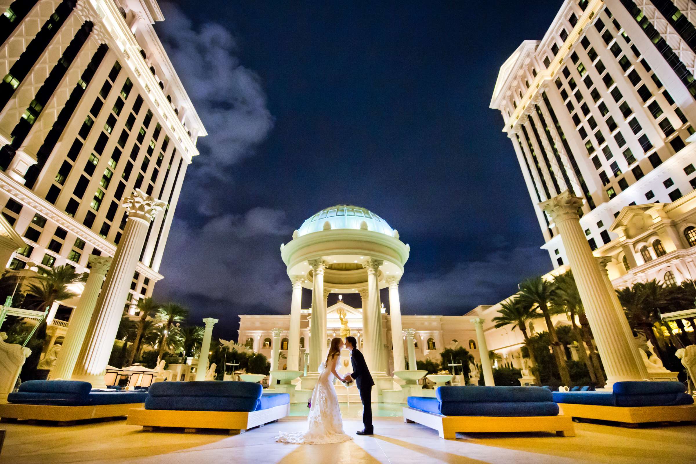 Caesar's Palace Wedding coordinated by Caesar's Palace, Amanda and Omar D Wedding Photo #356171 by True Photography