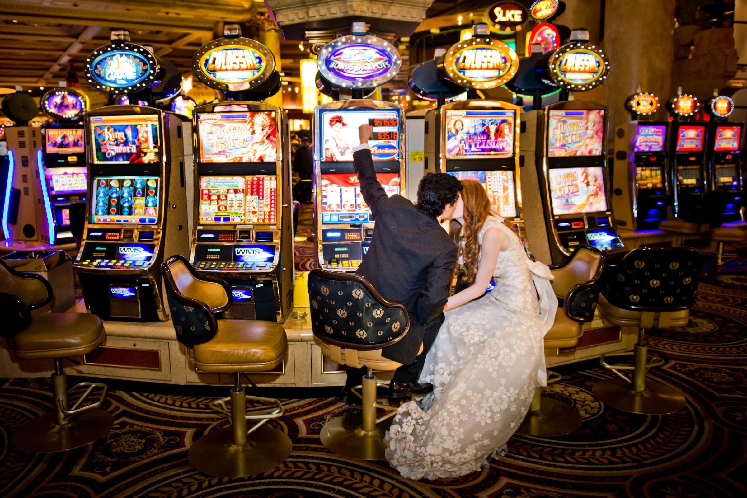 Caesar's Palace Wedding coordinated by Caesar's Palace, Amanda and Omar D Wedding Photo #356181 by True Photography
