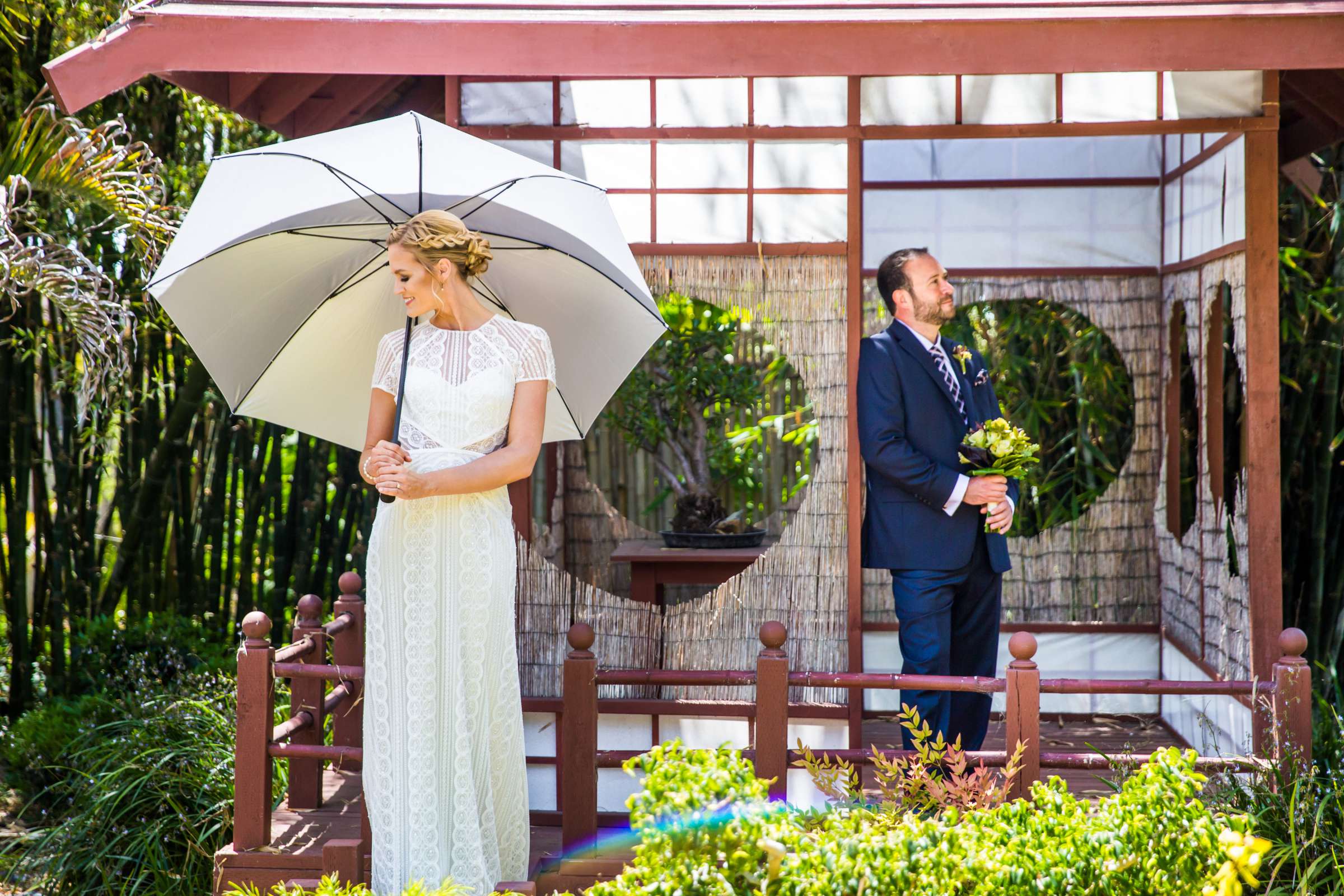 San Diego Botanic Garden Wedding, Alicia and Justin Wedding Photo #1 by True Photography