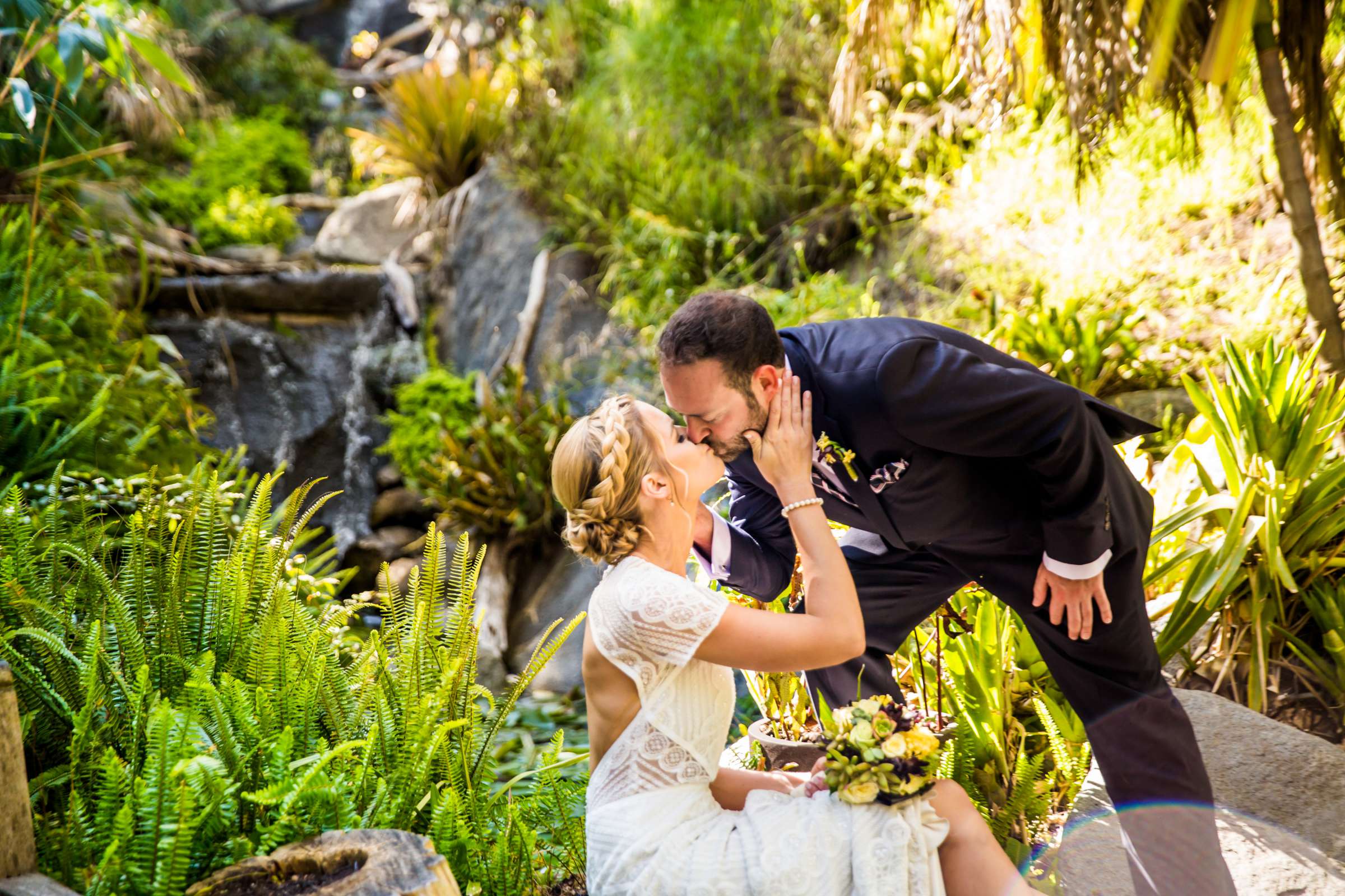 San Diego Botanic Garden Wedding, Alicia and Justin Wedding Photo #10 by True Photography