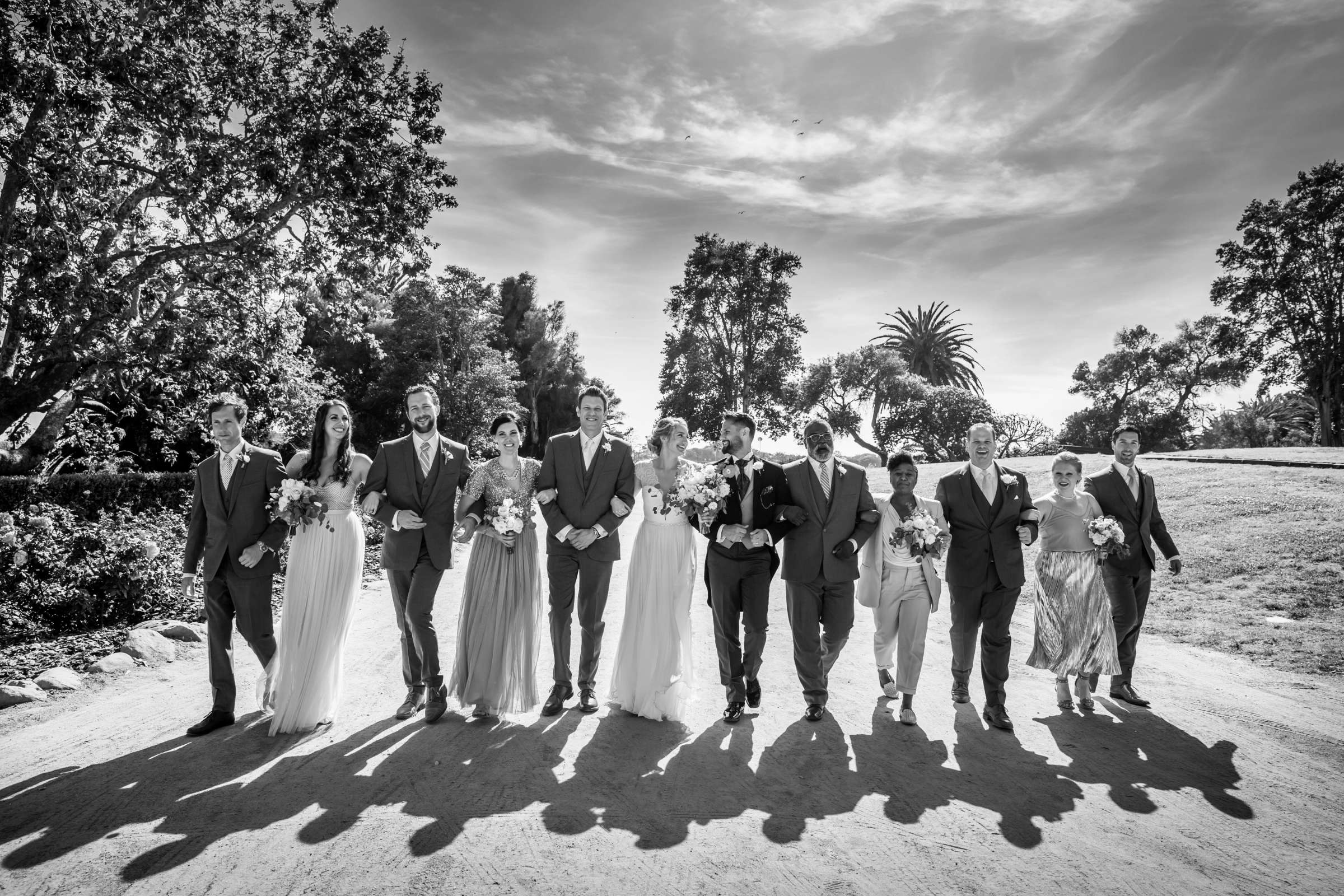 Bridal Party at Adamson House Wedding coordinated by Pop The Champagne Events, Holly and Sean Wedding Photo #10 by True Photography