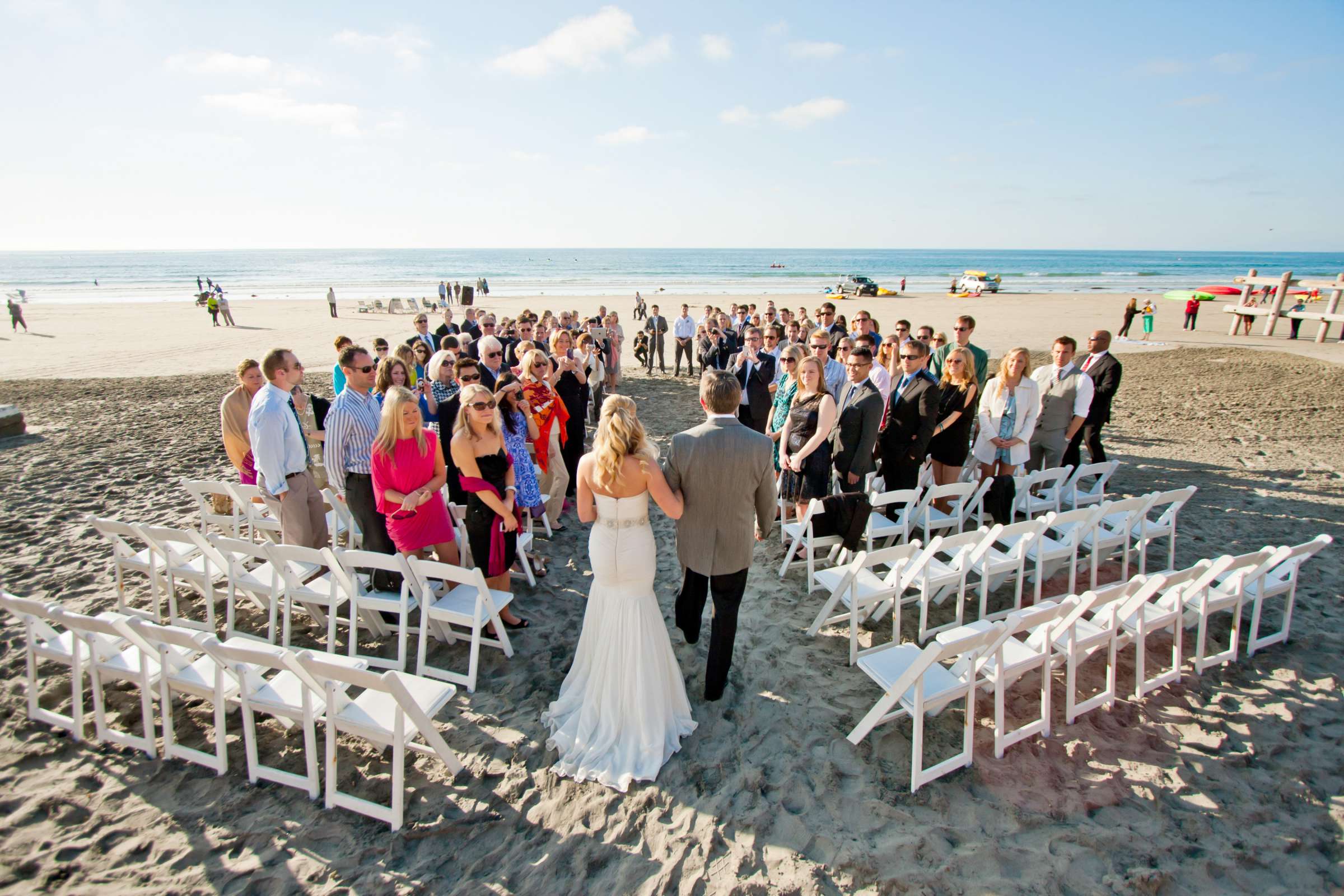 La Jolla Beach and Tennis club Wedding coordinated by Be Coordinated, Meghan and Benjamin Wedding Photo #358890 by True Photography
