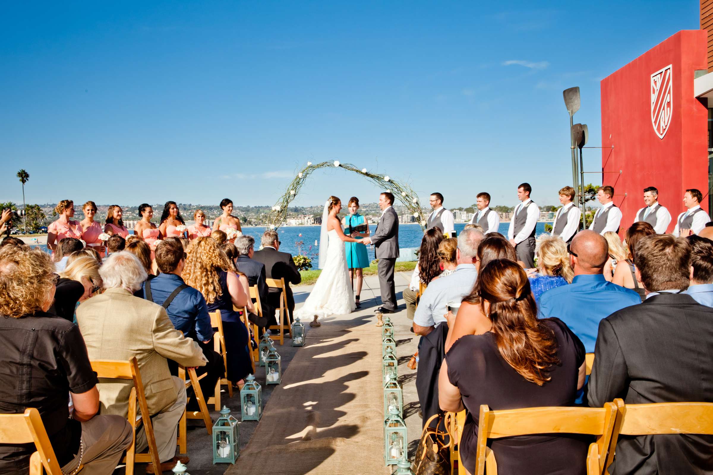 San Diego Rowing Club | The Garty Pavilion Wedding coordinated by Auriel O'Neill, Sara and Josh Wedding Photo #363228 by True Photography