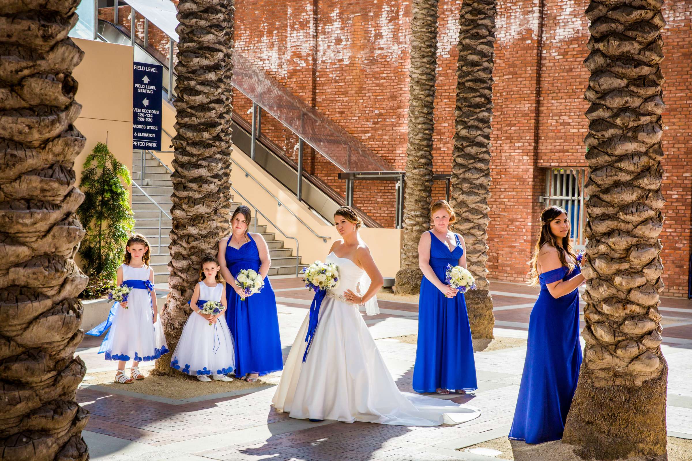 Bridesmaids at The Ultimate Skybox Wedding, Lindsay and Bryan Wedding Photo #364628 by True Photography