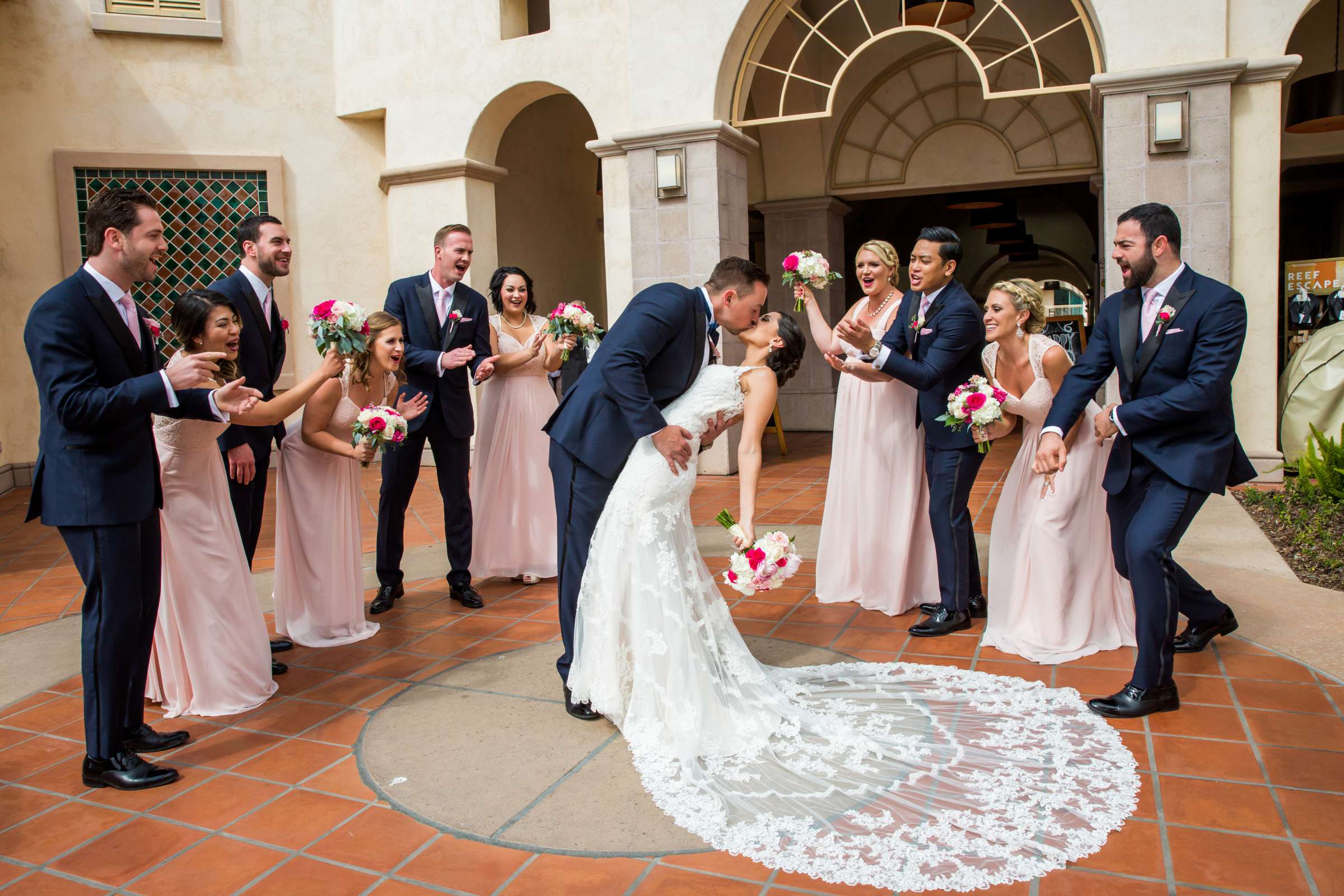San Diego Mission Bay Resort Wedding coordinated by Elements of Style, Brittani and Christopher Wedding Photo #16 by True Photography