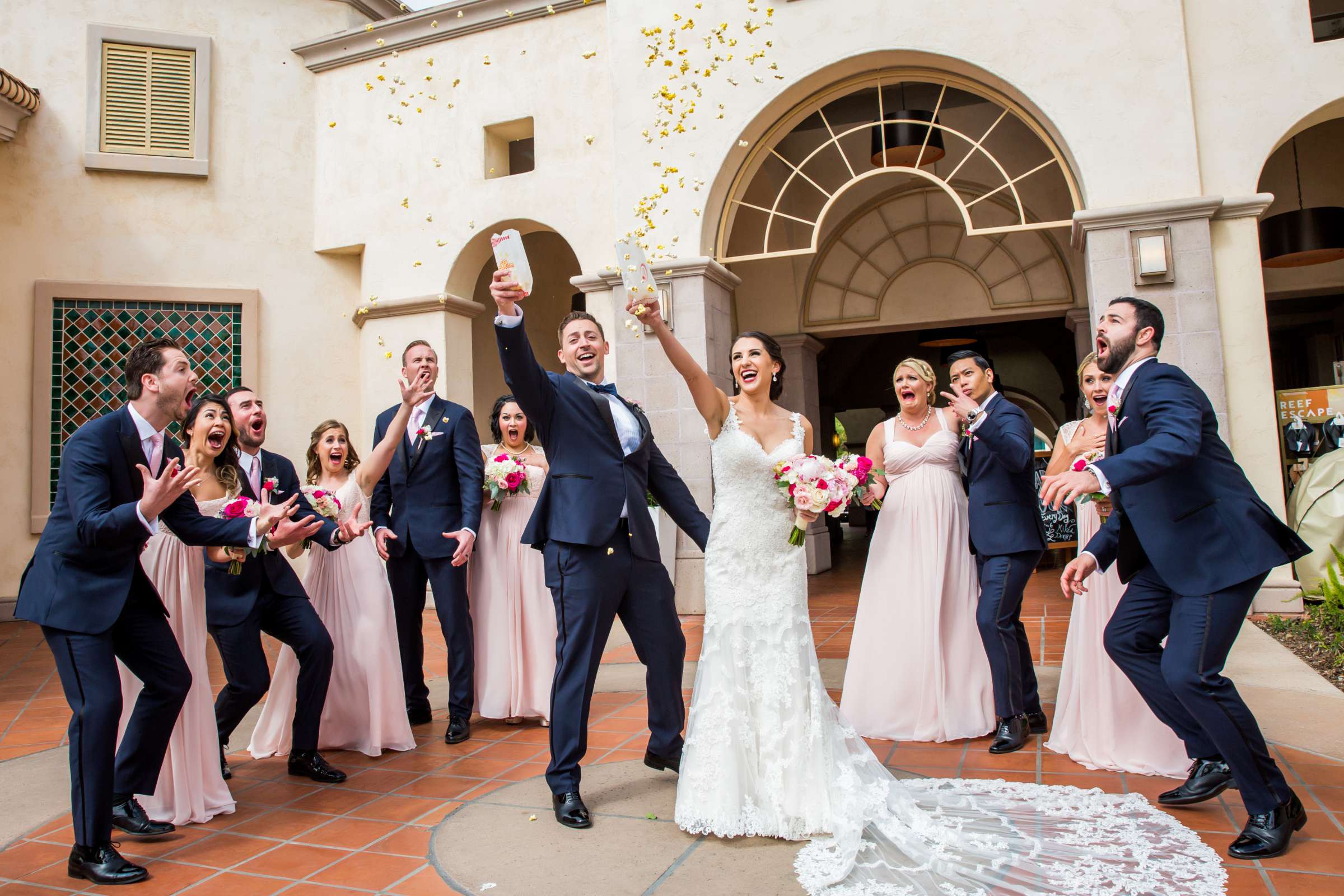 San Diego Mission Bay Resort Wedding coordinated by Elements of Style, Brittani and Christopher Wedding Photo #70 by True Photography