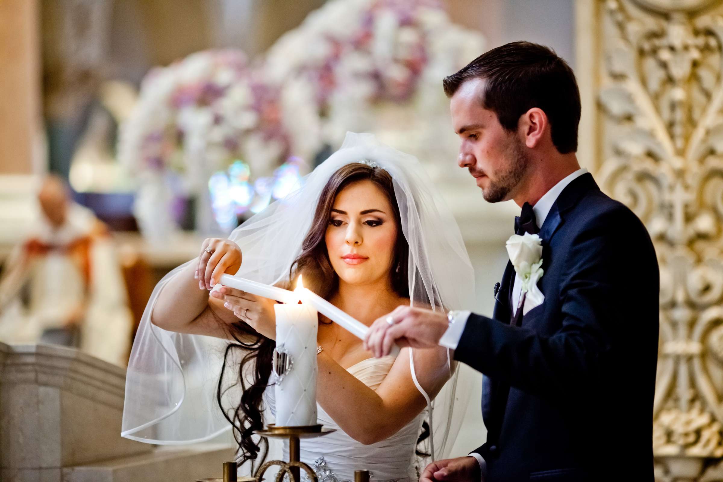 Marriott Marquis San Diego Marina Wedding coordinated by First Comes Love Weddings & Events, Alexandria and John-Patrick Wedding Photo #371062 by True Photography