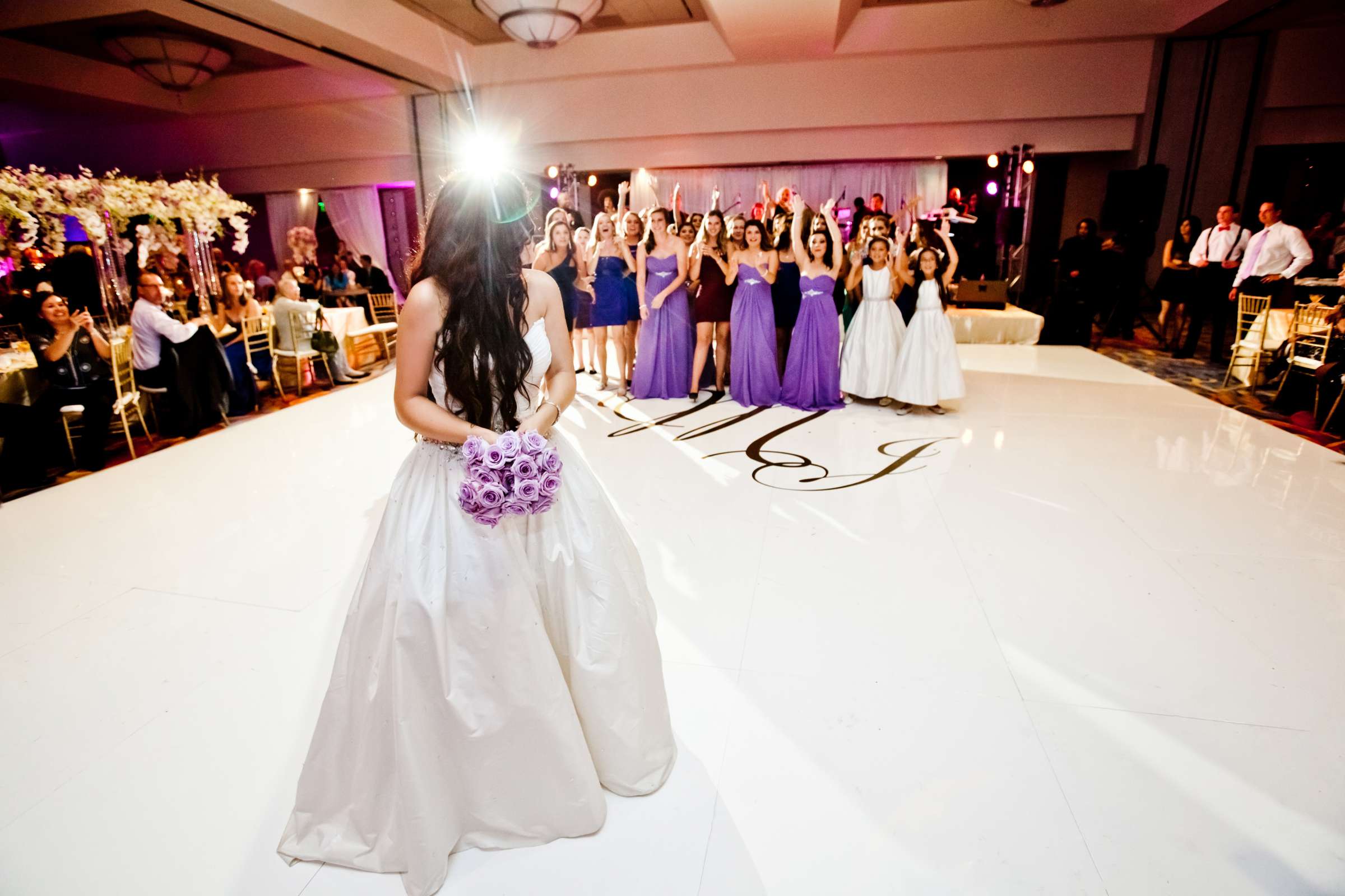 Marriott Marquis San Diego Marina Wedding coordinated by First Comes Love Weddings & Events, Alexandria and John-Patrick Wedding Photo #371078 by True Photography