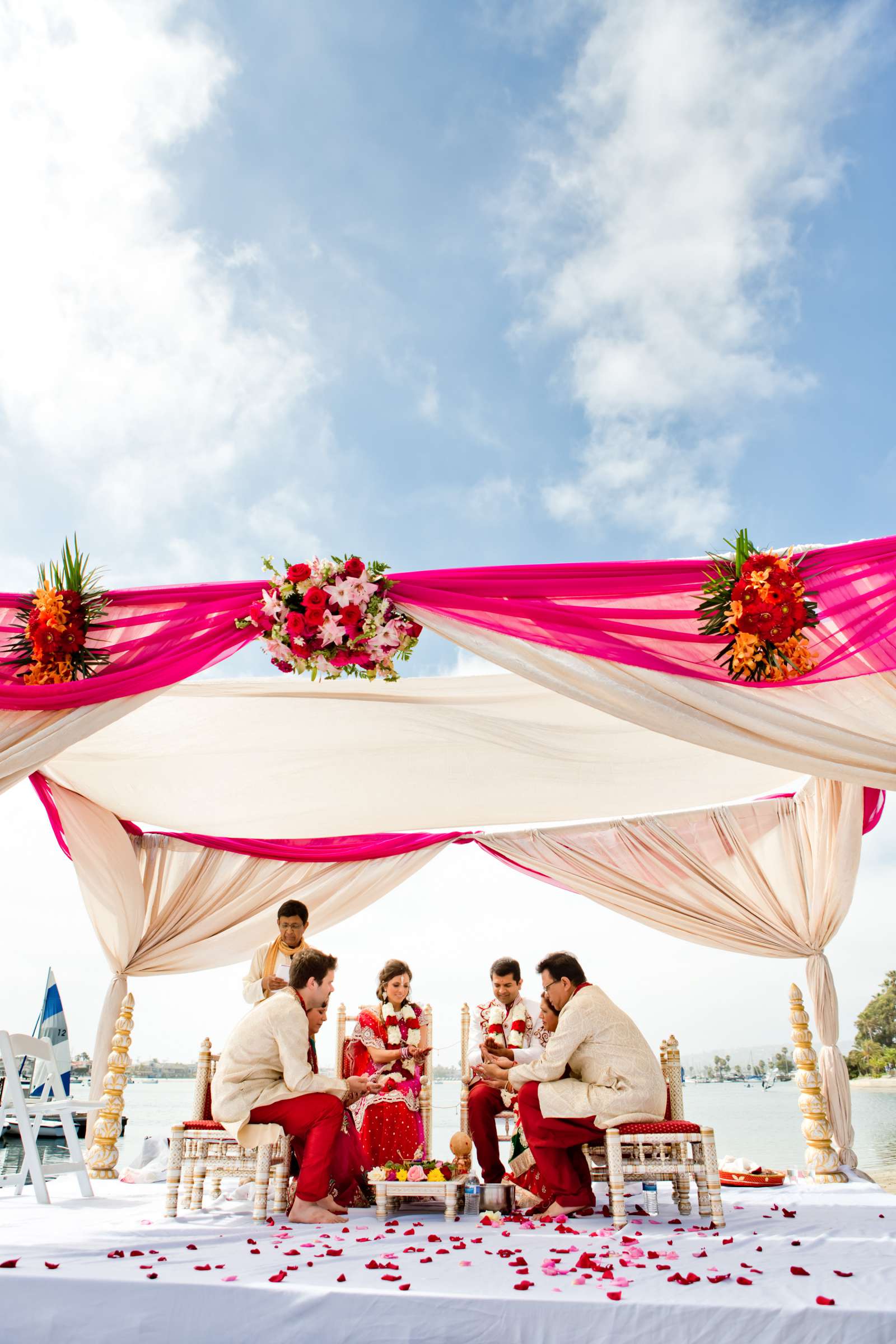 Bahia Hotel Wedding coordinated by Utsav Events, Rachel and Kalpit Wedding Photo #371906 by True Photography