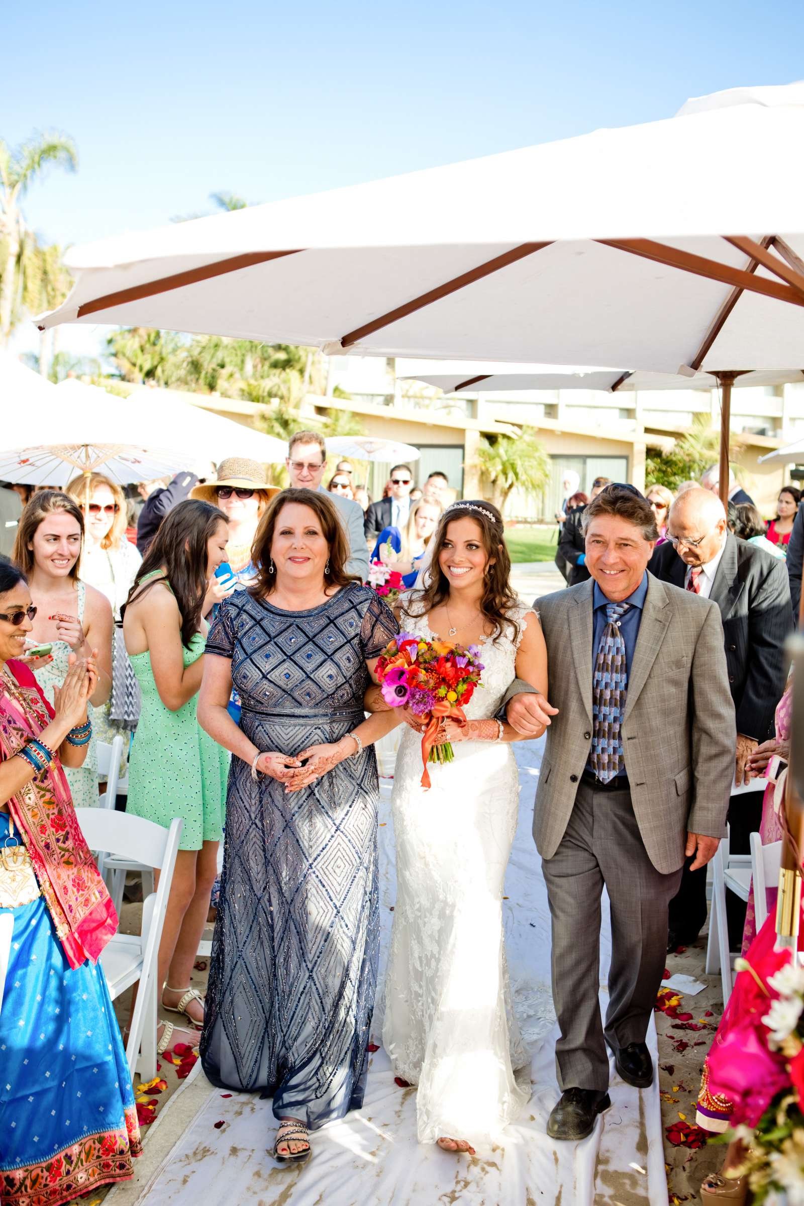 Bahia Hotel Wedding coordinated by Utsav Events, Rachel and Kalpit Wedding Photo #371910 by True Photography