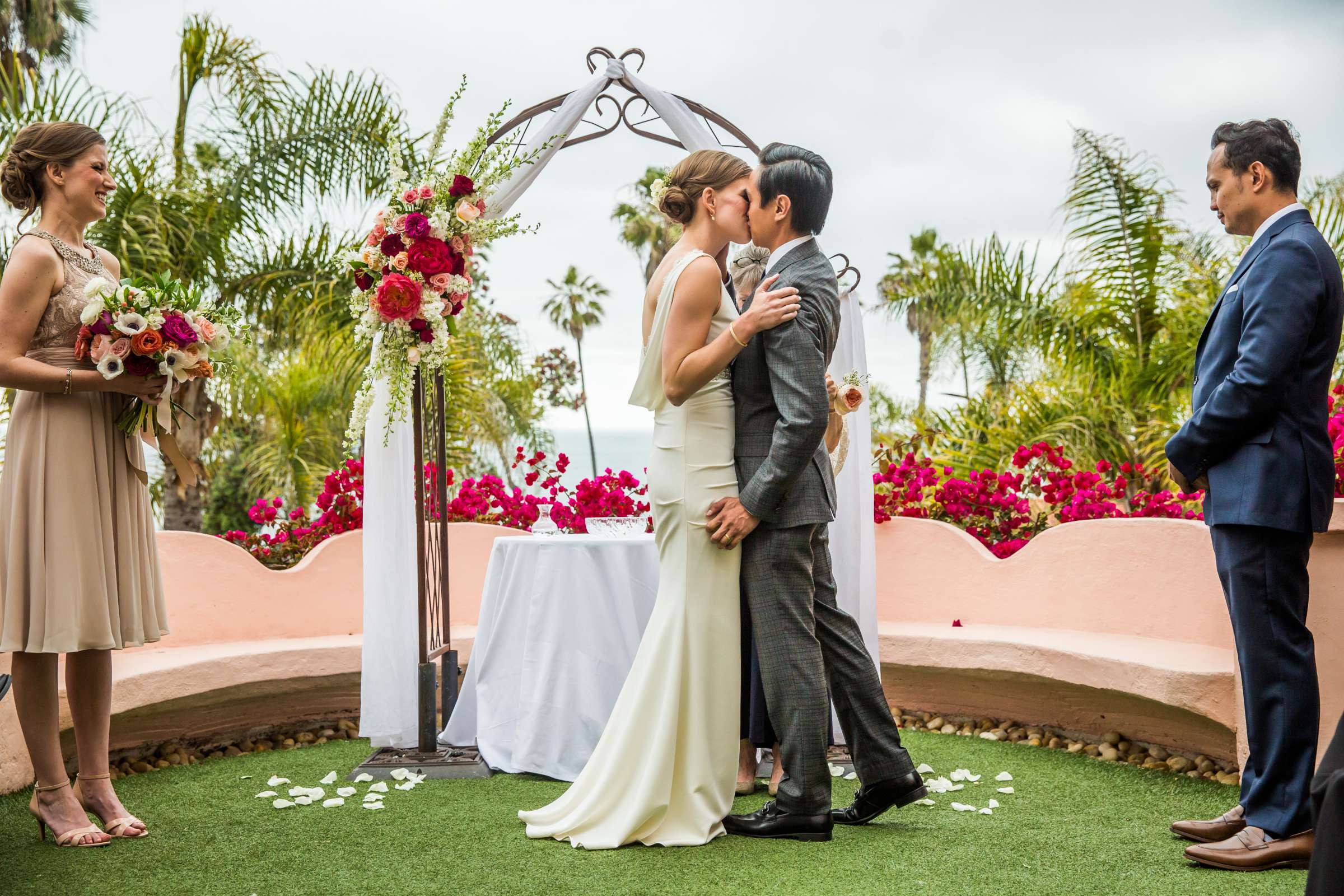 La Valencia Wedding coordinated by Love Marks the Spot, Allison and Mark Wedding Photo #96 by True Photography