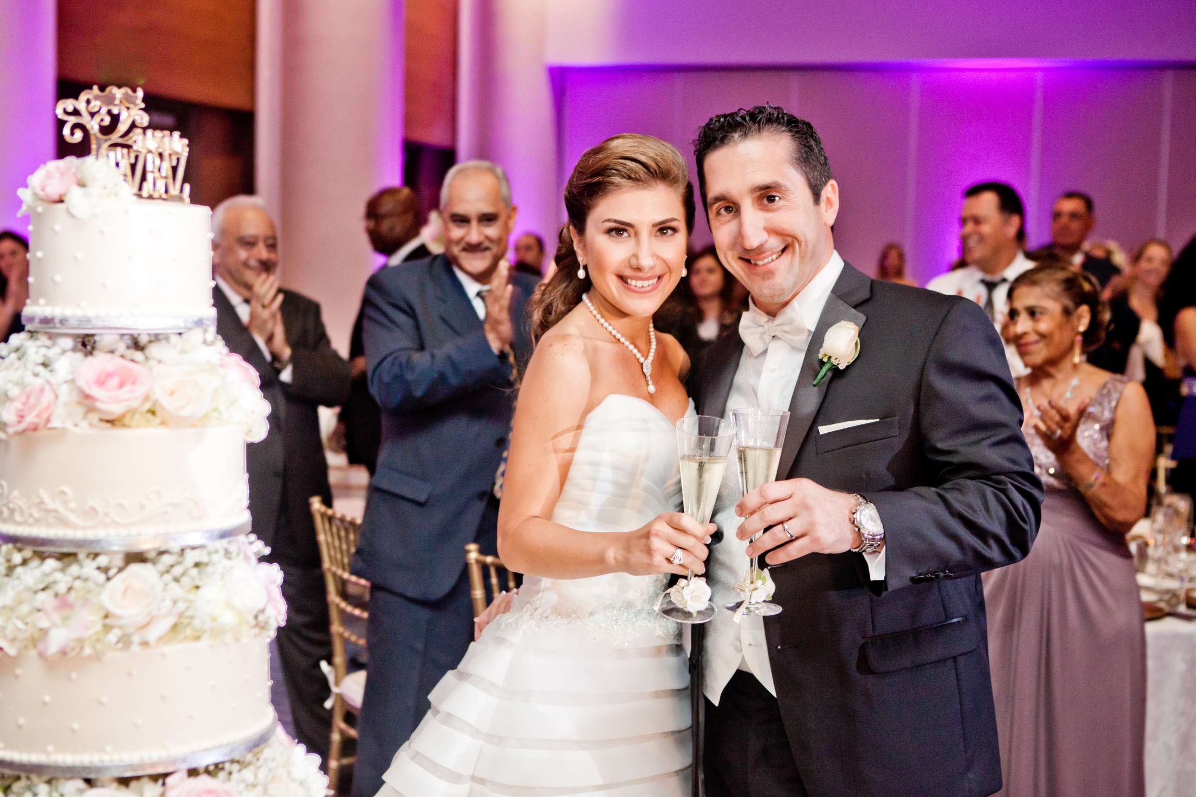 Marriott Marquis San Diego Marina Wedding coordinated by Now That's a Party, Hala and Marc Wedding Photo #375217 by True Photography