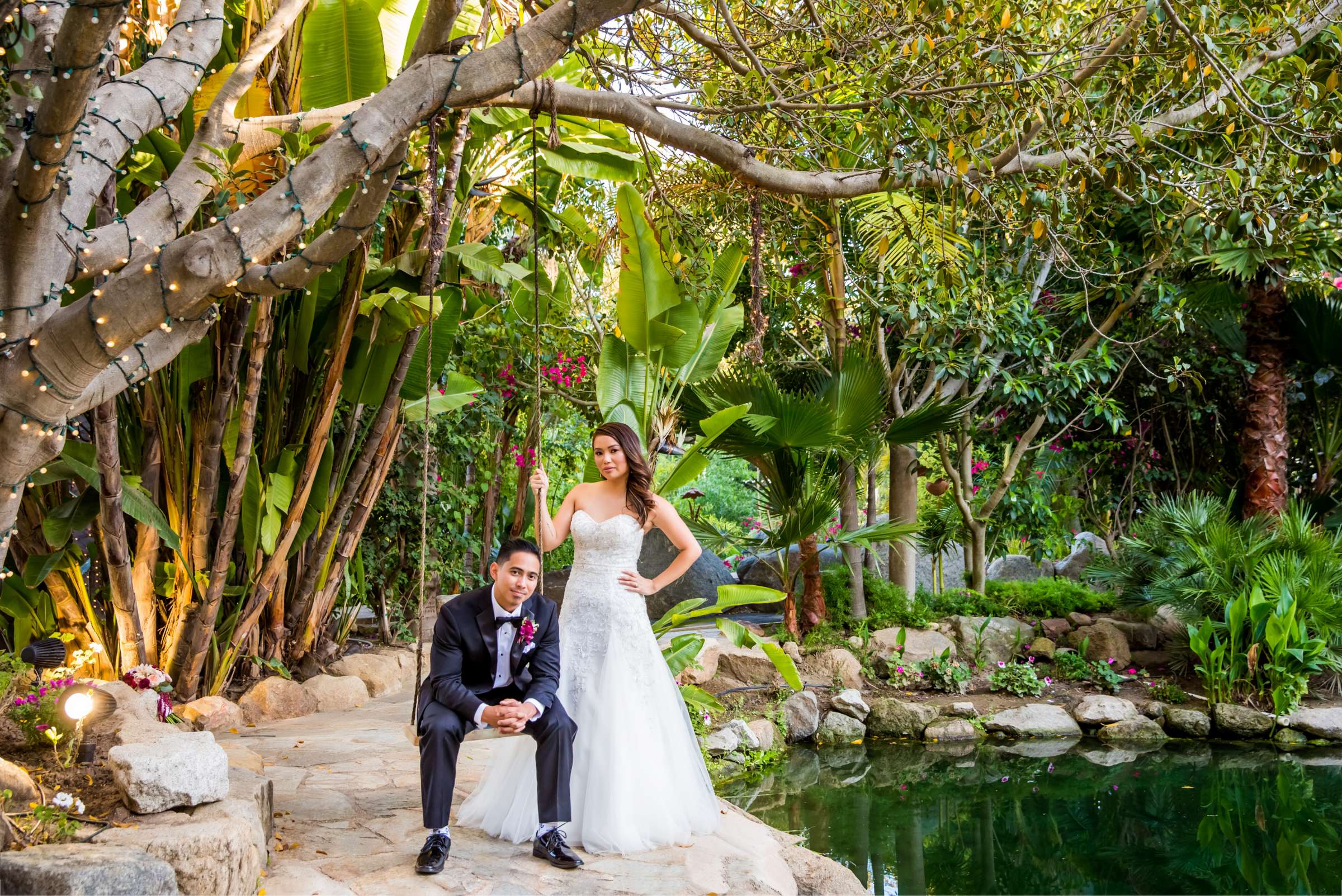 Bride and Groom at Botanica the Venue Wedding, Kristen and Ian Wedding Photo #376342 by True Photography