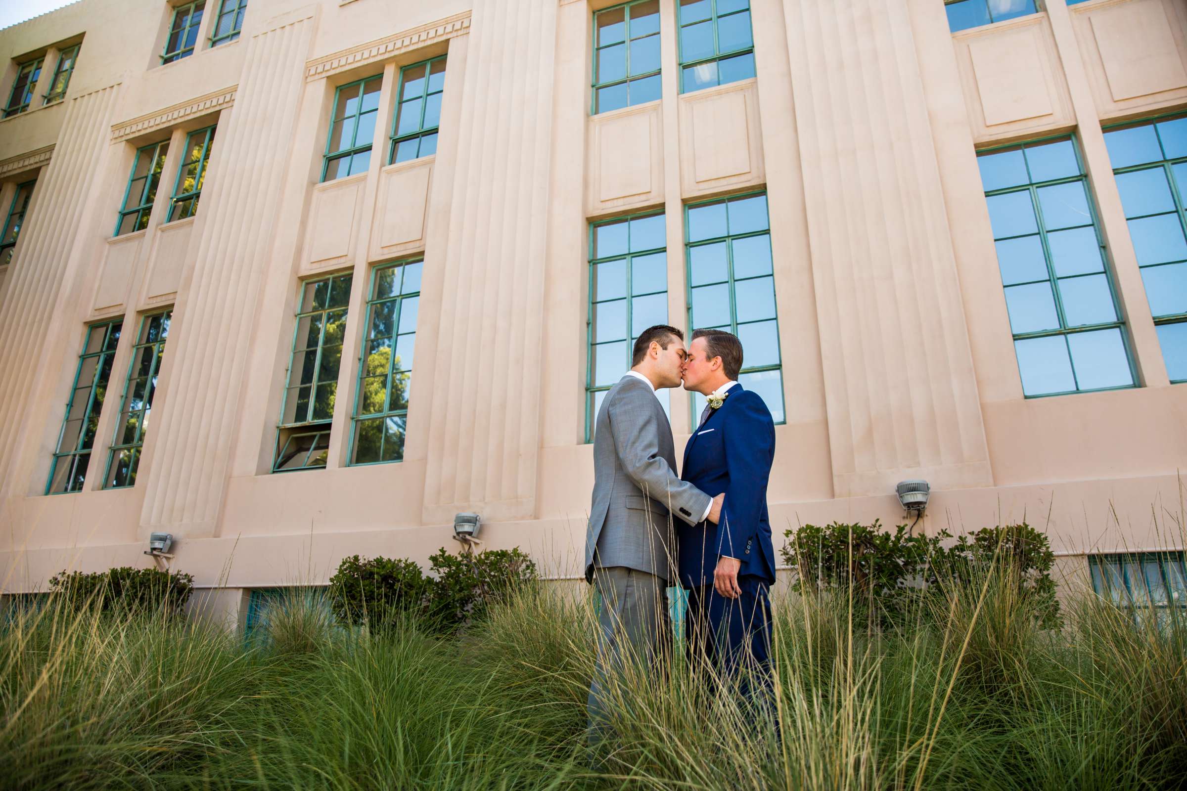 Romantic moment, Landscapes, Urban Downtown at US Grant Wedding coordinated by Emily Smiley, Eric and James Wedding Photo #377365 by True Photography