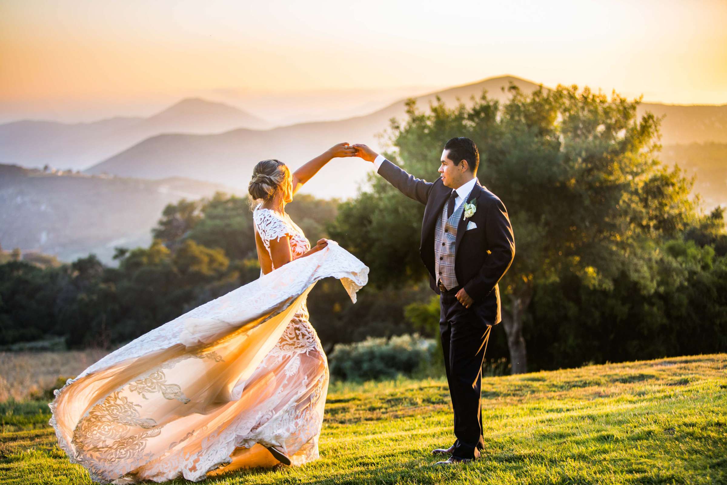 Romantic moment, Mountains at Condors Nest Ranch Wedding, Jessica and Juan Carlos Wedding Photo #4 by True Photography