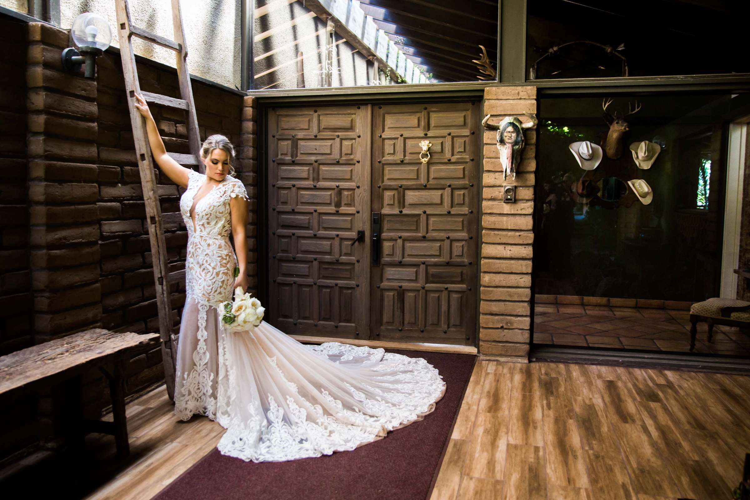 Bride, Stylized Portrait at Condors Nest Ranch Wedding, Jessica and Juan Carlos Wedding Photo #12 by True Photography