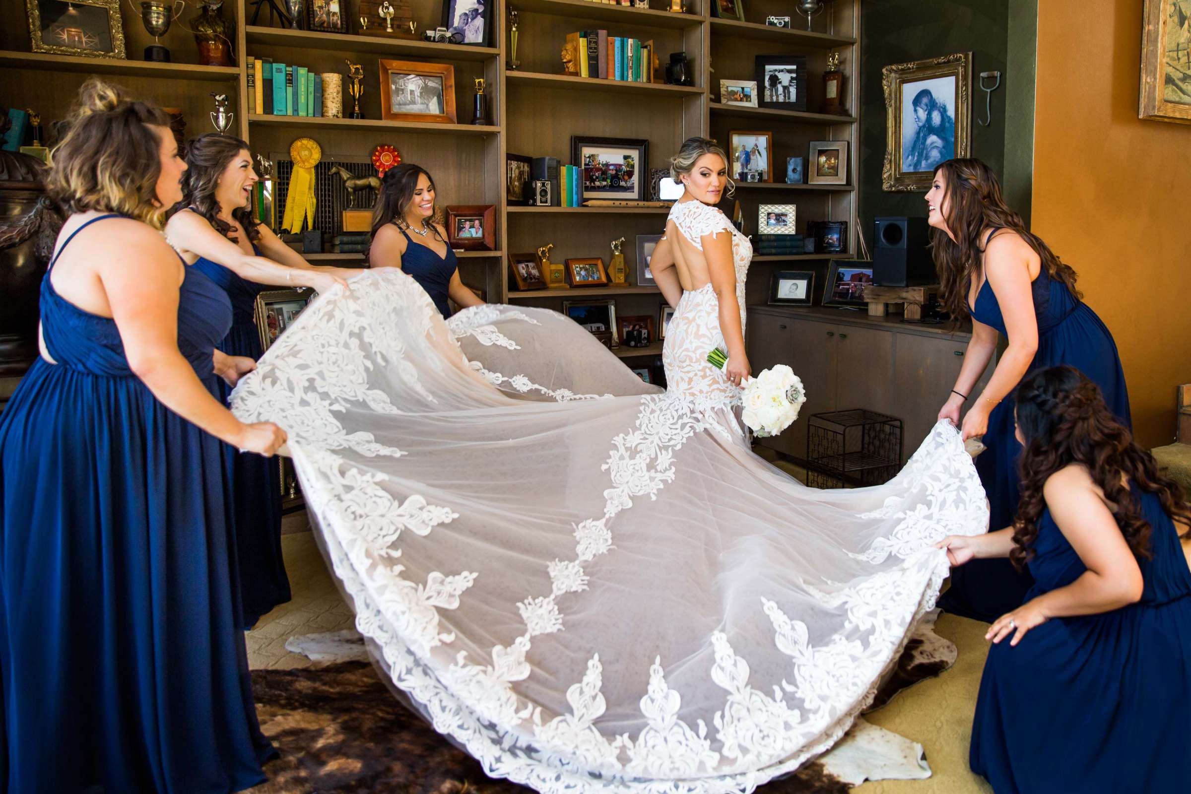 Bridesmaids, Getting Ready at Condors Nest Ranch Wedding, Jessica and Juan Carlos Wedding Photo #43 by True Photography