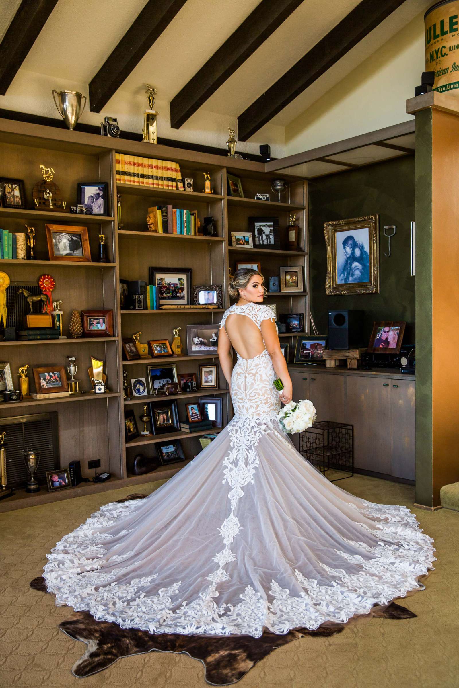 Bride at Condors Nest Ranch Wedding, Jessica and Juan Carlos Wedding Photo #44 by True Photography