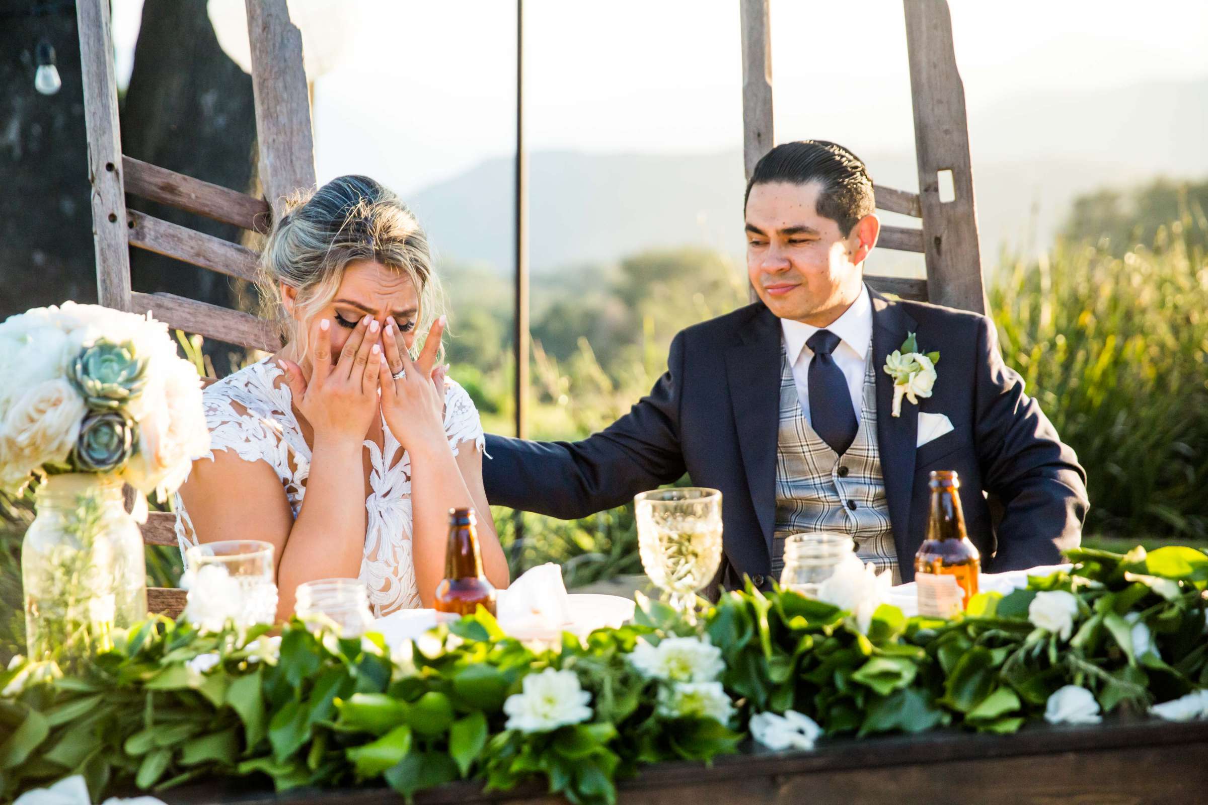 Candid moment at Condors Nest Ranch Wedding, Jessica and Juan Carlos Wedding Photo #135 by True Photography