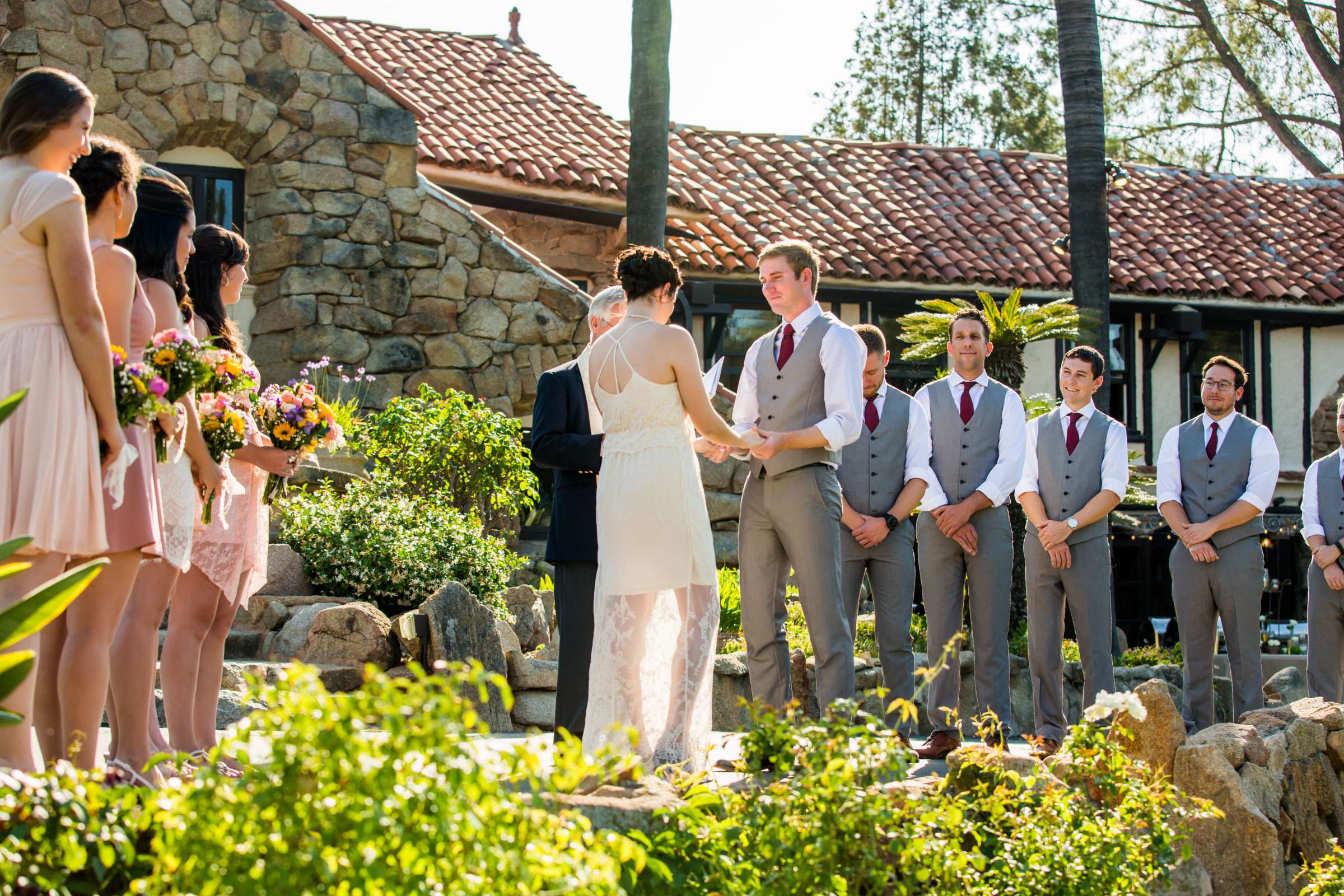 Mt Woodson Castle Wedding coordinated by Personal Touch Dining, Heather and Kevin Wedding Photo #63 by True Photography