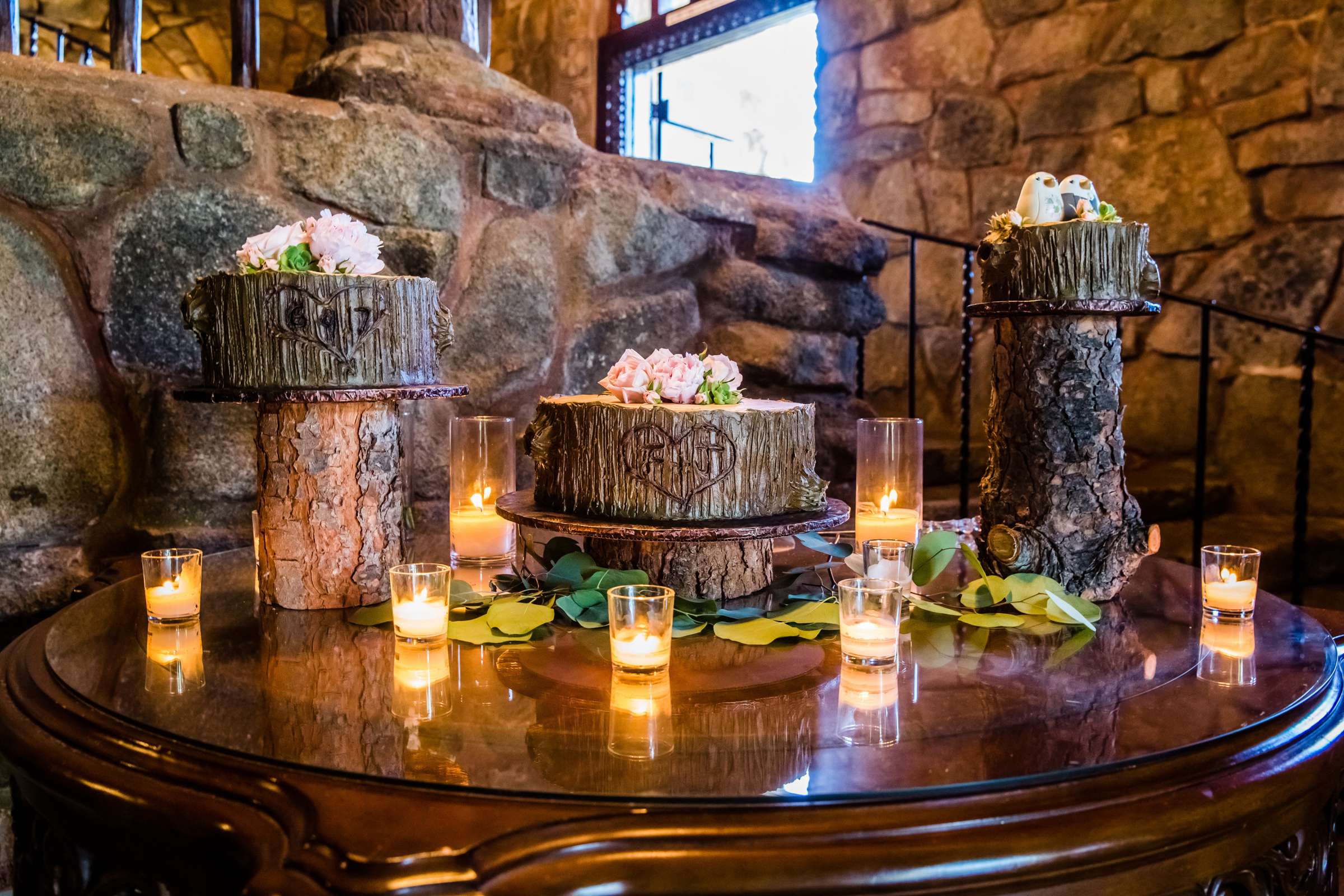 Cake at Mt Woodson Castle Wedding coordinated by Personal Touch Dining, Jennifer and Frank Wedding Photo #380180 by True Photography