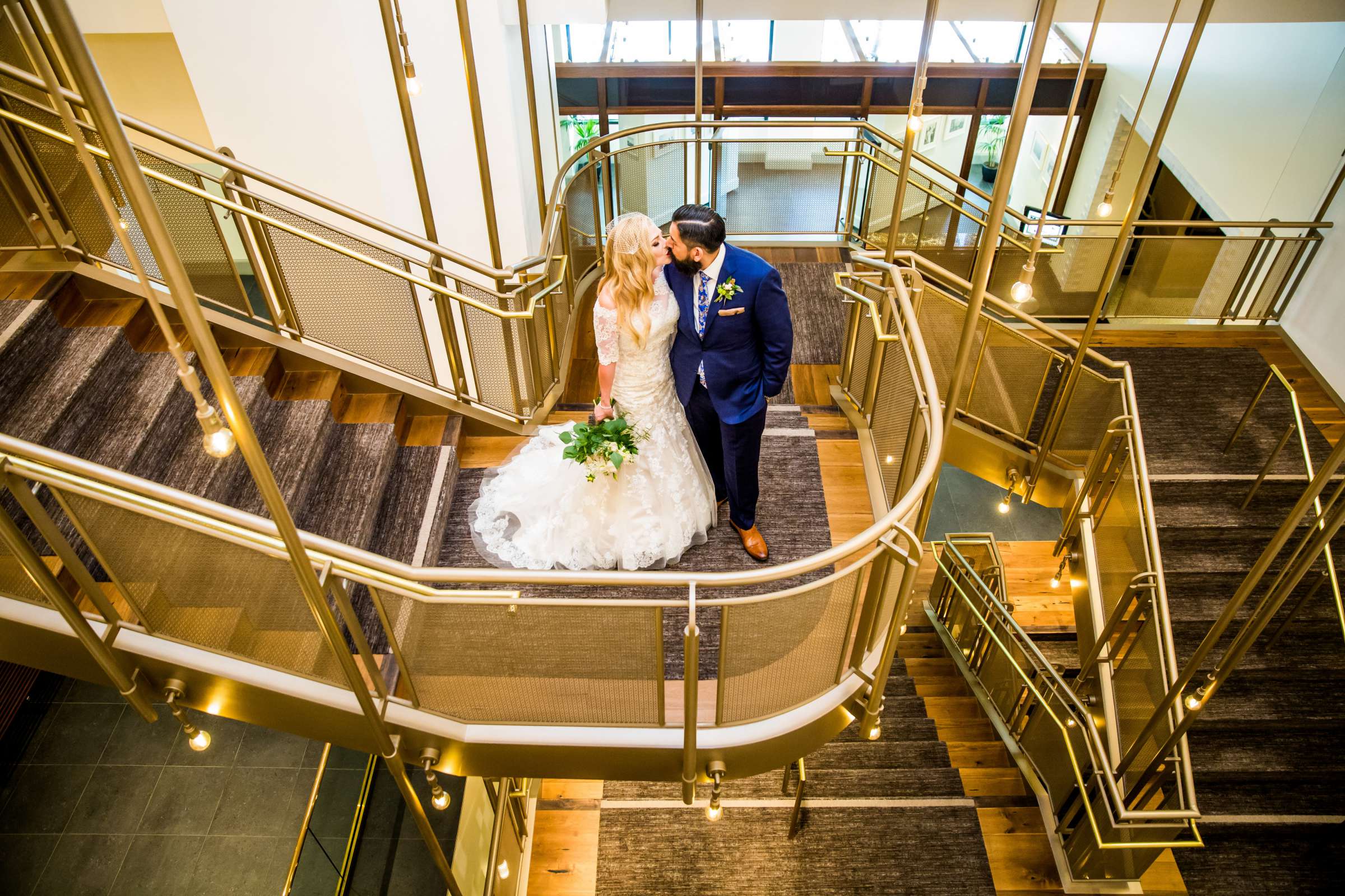 Stone Brewing Liberty Station Wedding coordinated by Willmus Weddings, Christina and Marco Wedding Photo #3 by True Photography