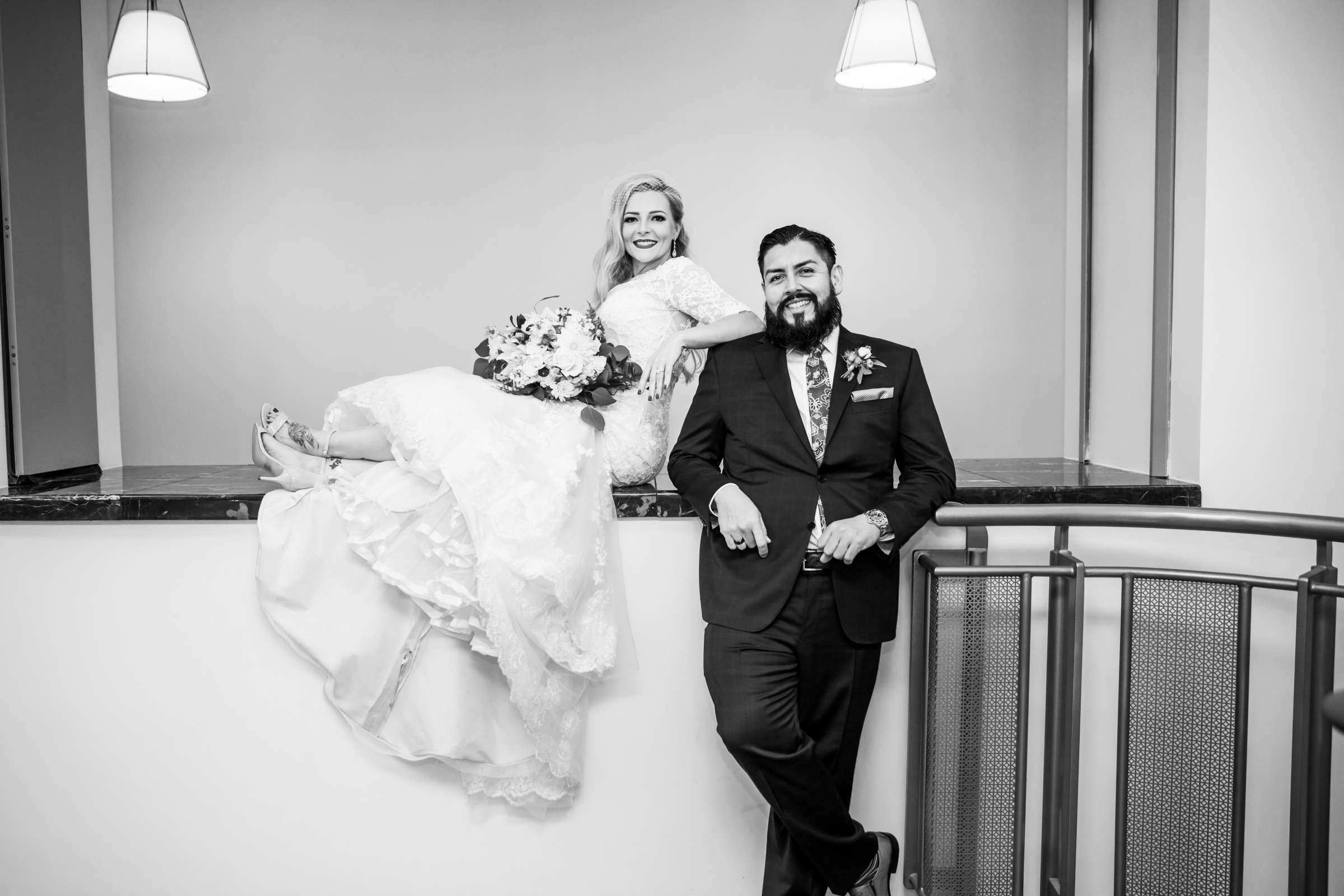 Stone Brewing Liberty Station Wedding coordinated by Willmus Weddings, Christina and Marco Wedding Photo #14 by True Photography