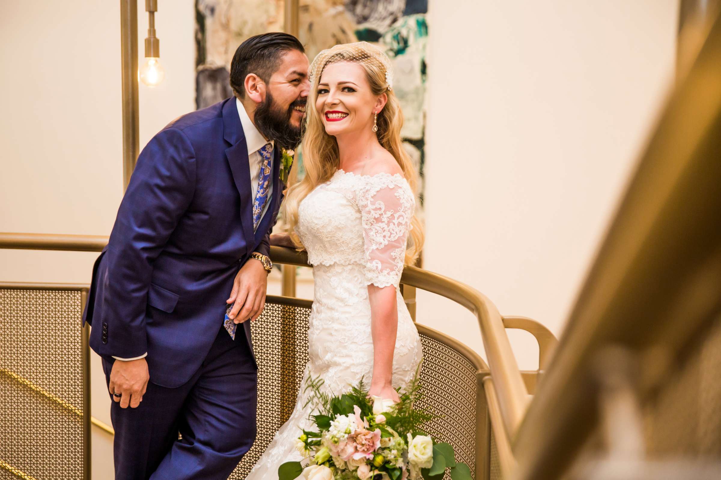 Stone Brewing Liberty Station Wedding coordinated by Willmus Weddings, Christina and Marco Wedding Photo #19 by True Photography
