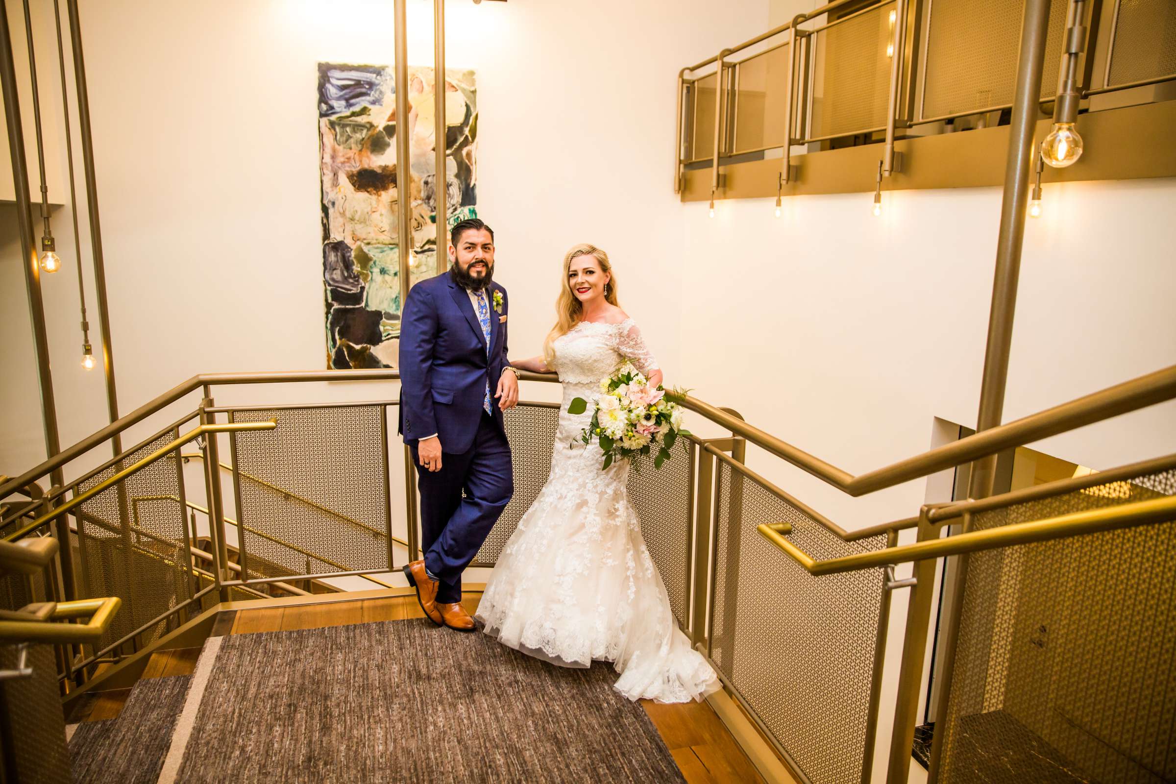 Stone Brewing Liberty Station Wedding coordinated by Willmus Weddings, Christina and Marco Wedding Photo #61 by True Photography