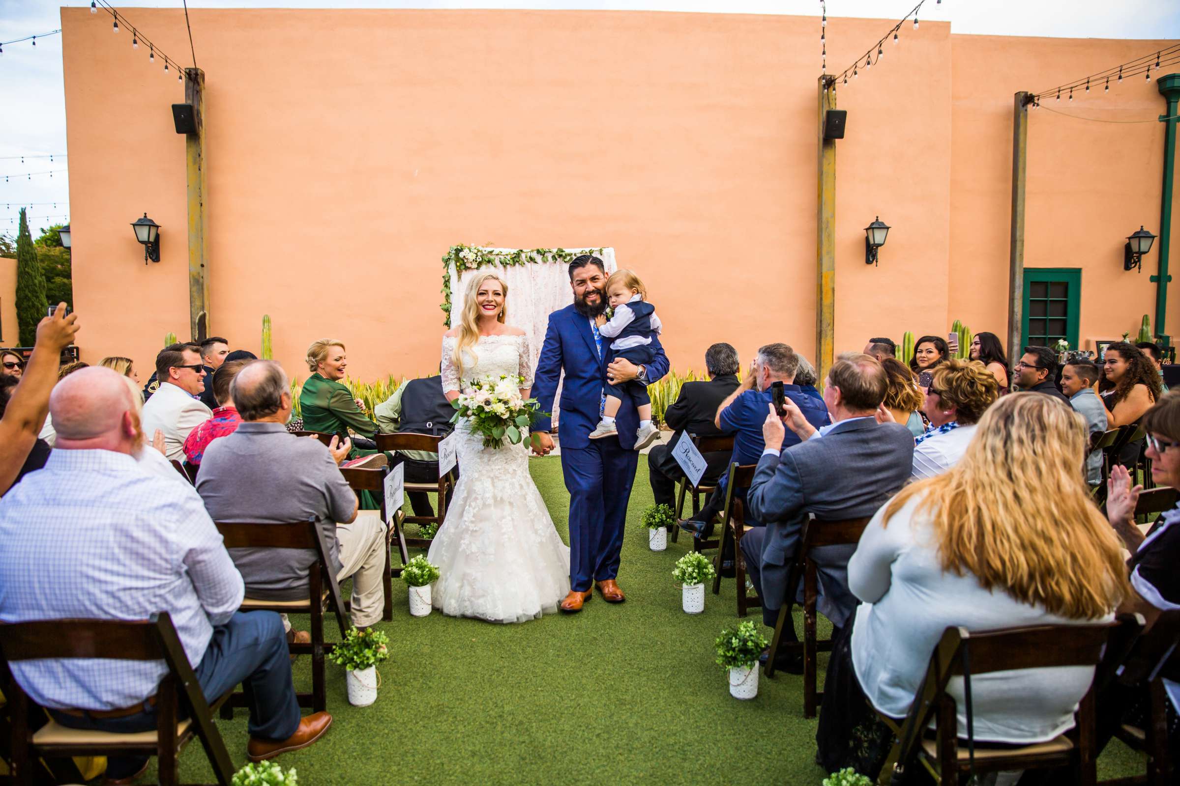 Stone Brewing Liberty Station Wedding coordinated by Willmus Weddings, Christina and Marco Wedding Photo #87 by True Photography