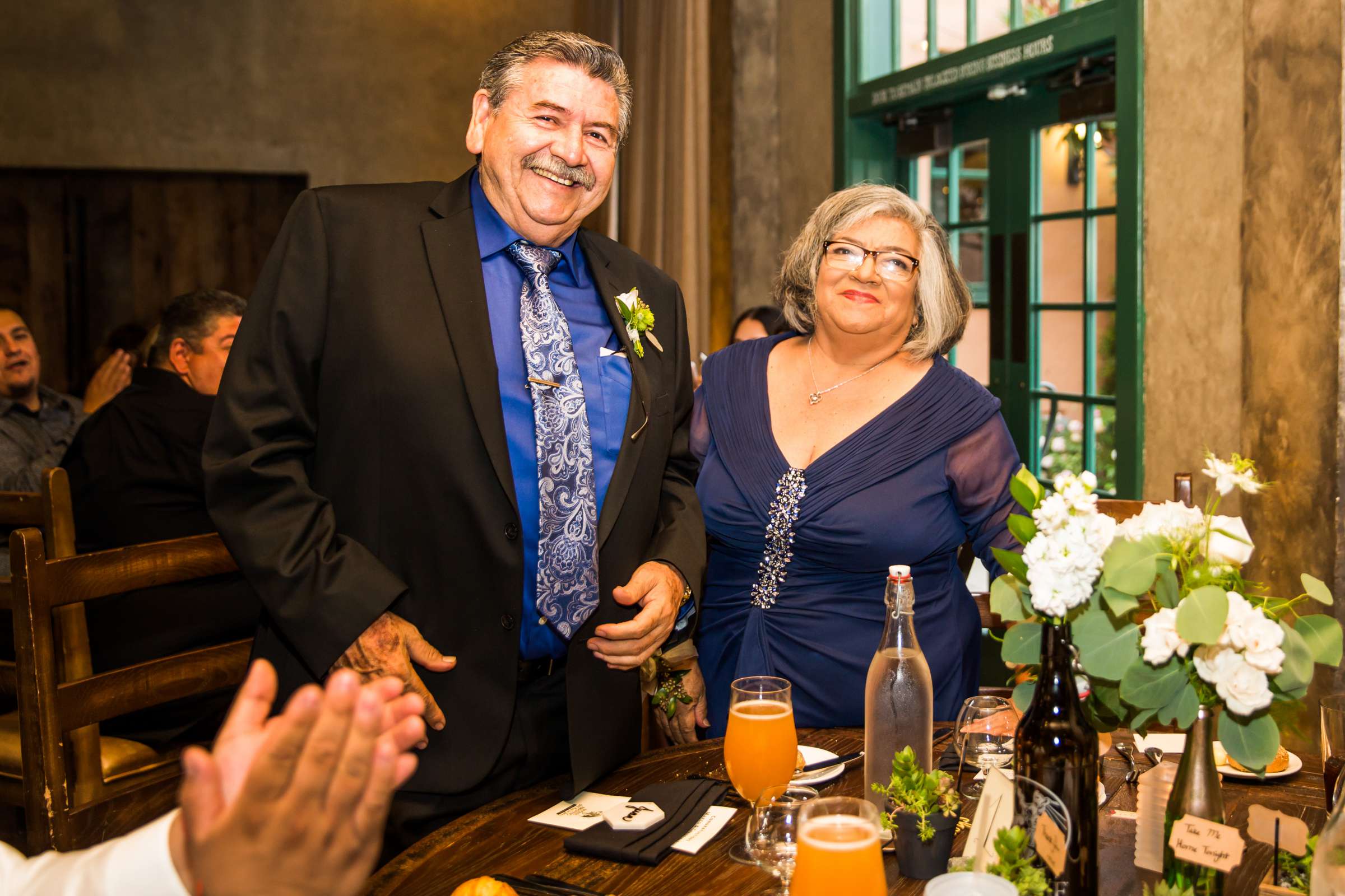 Stone Brewing Liberty Station Wedding coordinated by Willmus Weddings, Christina and Marco Wedding Photo #95 by True Photography