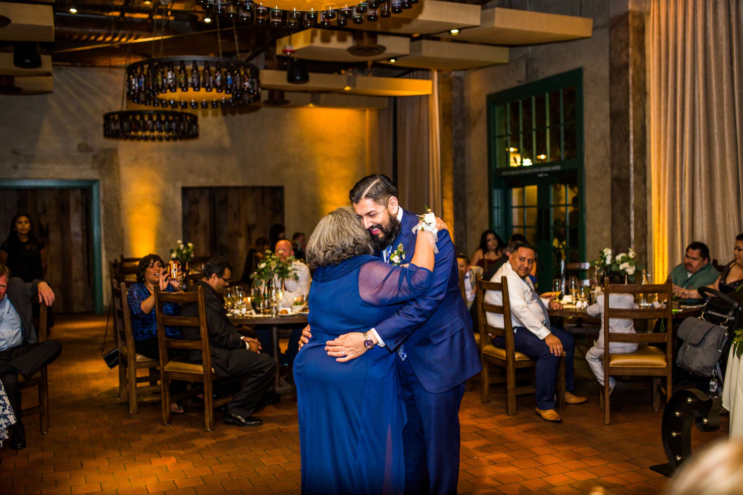 Stone Brewing Liberty Station Wedding coordinated by Willmus Weddings, Christina and Marco Wedding Photo #118 by True Photography