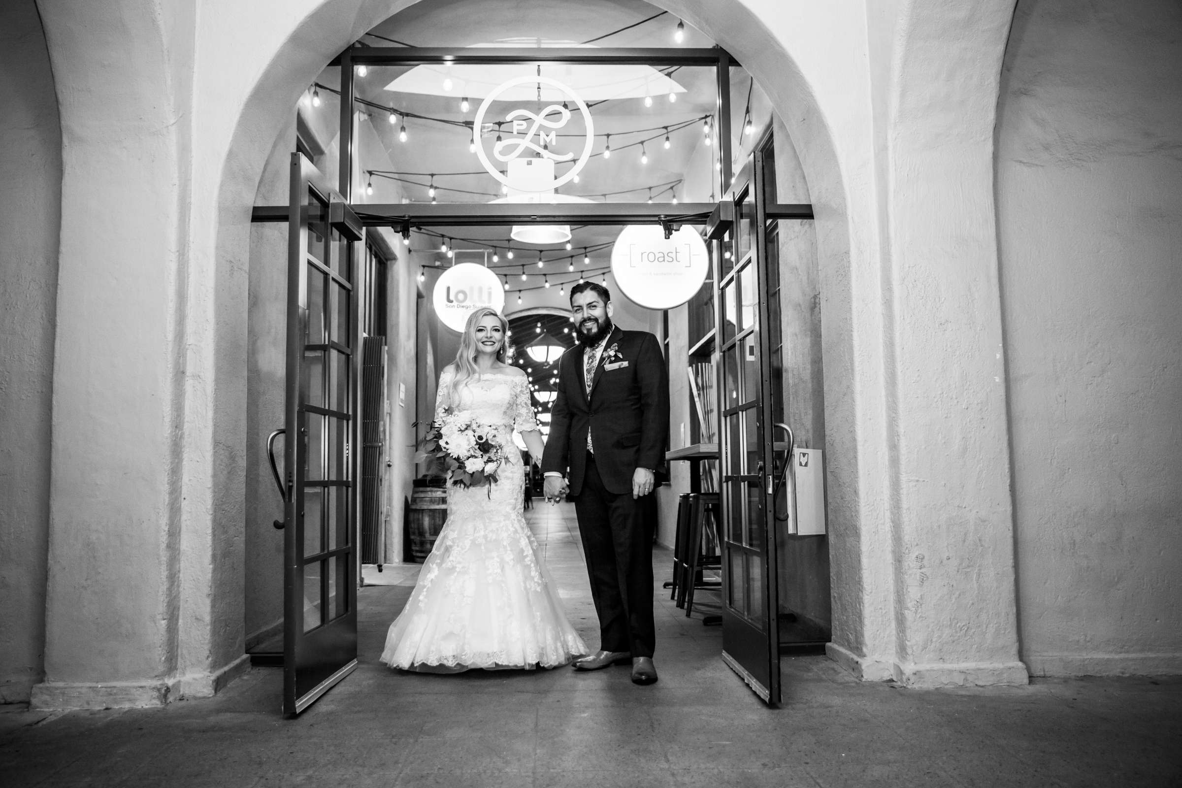 Stone Brewing Liberty Station Wedding coordinated by Willmus Weddings, Christina and Marco Wedding Photo #124 by True Photography