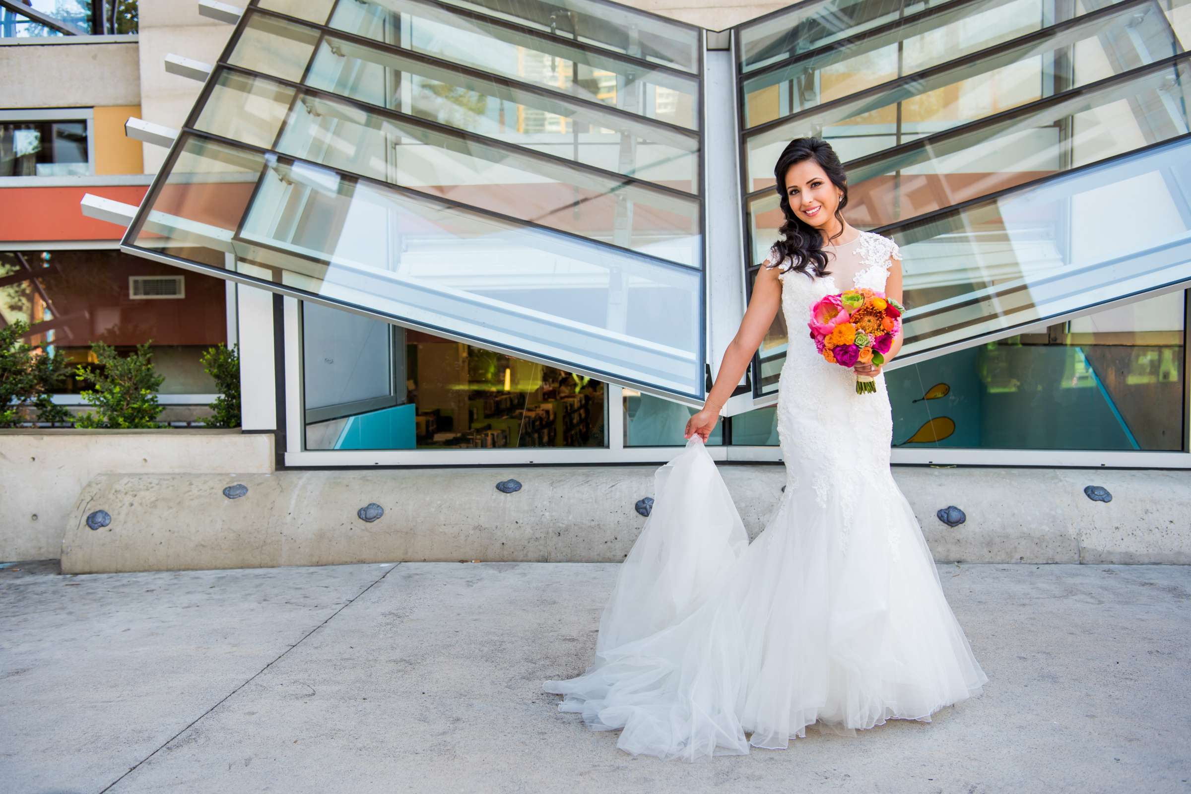 San Diego Central Library Wedding, Stephanie and Omar Wedding Photo #49 by True Photography
