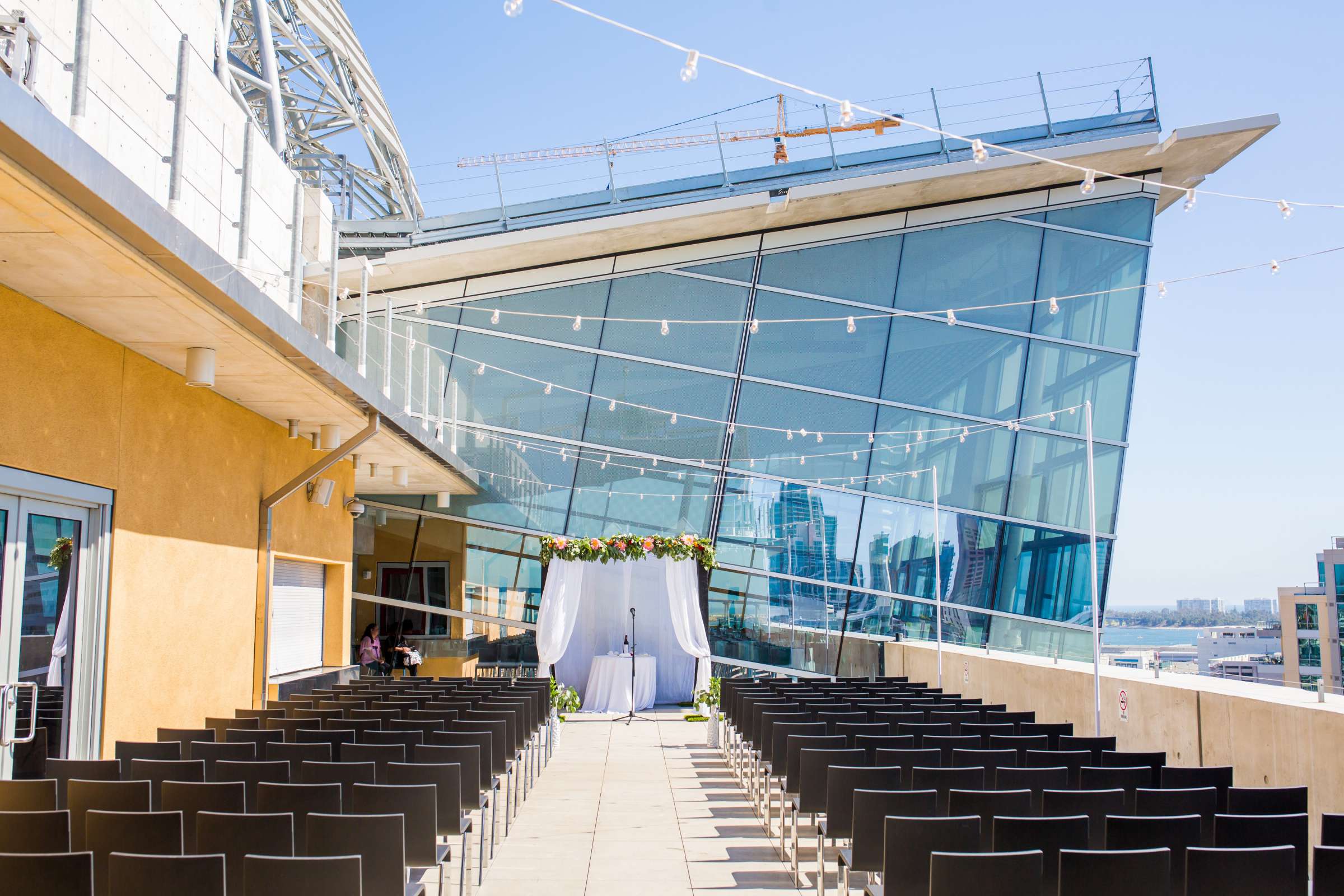 Ceremony Site at San Diego Central Library Wedding, Stephanie and Omar Wedding Photo #60 by True Photography