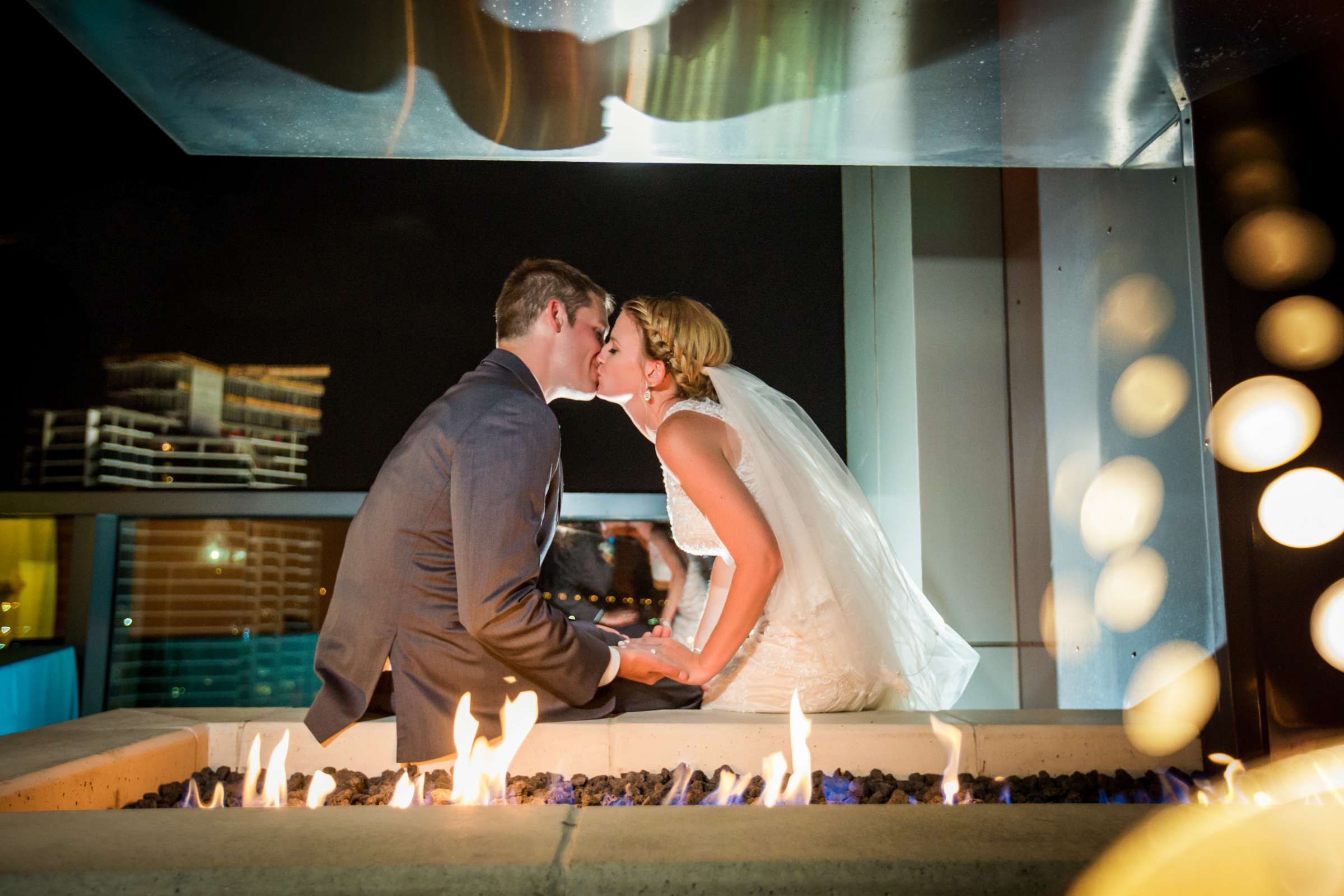 Night Shot at Ultimate Skybox Wedding, Lauren and Brendan Wedding Photo #30 by True Photography