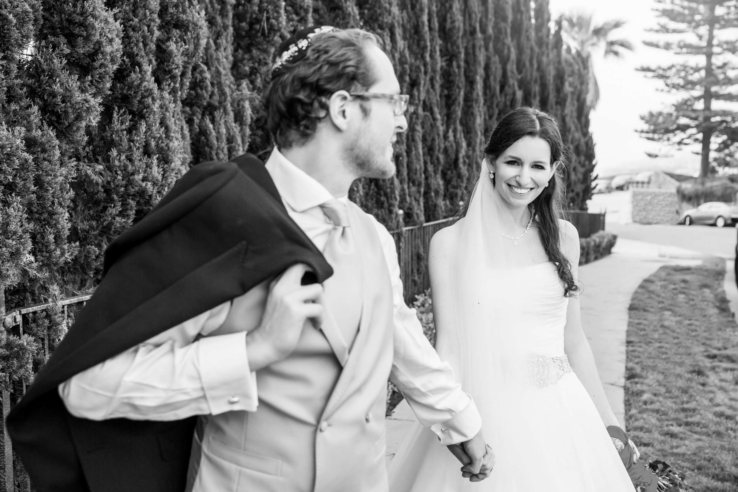La Jolla Woman's Club Wedding coordinated by Mitzvah Event Productions, Marina and Nadav Wedding Photo #4 by True Photography