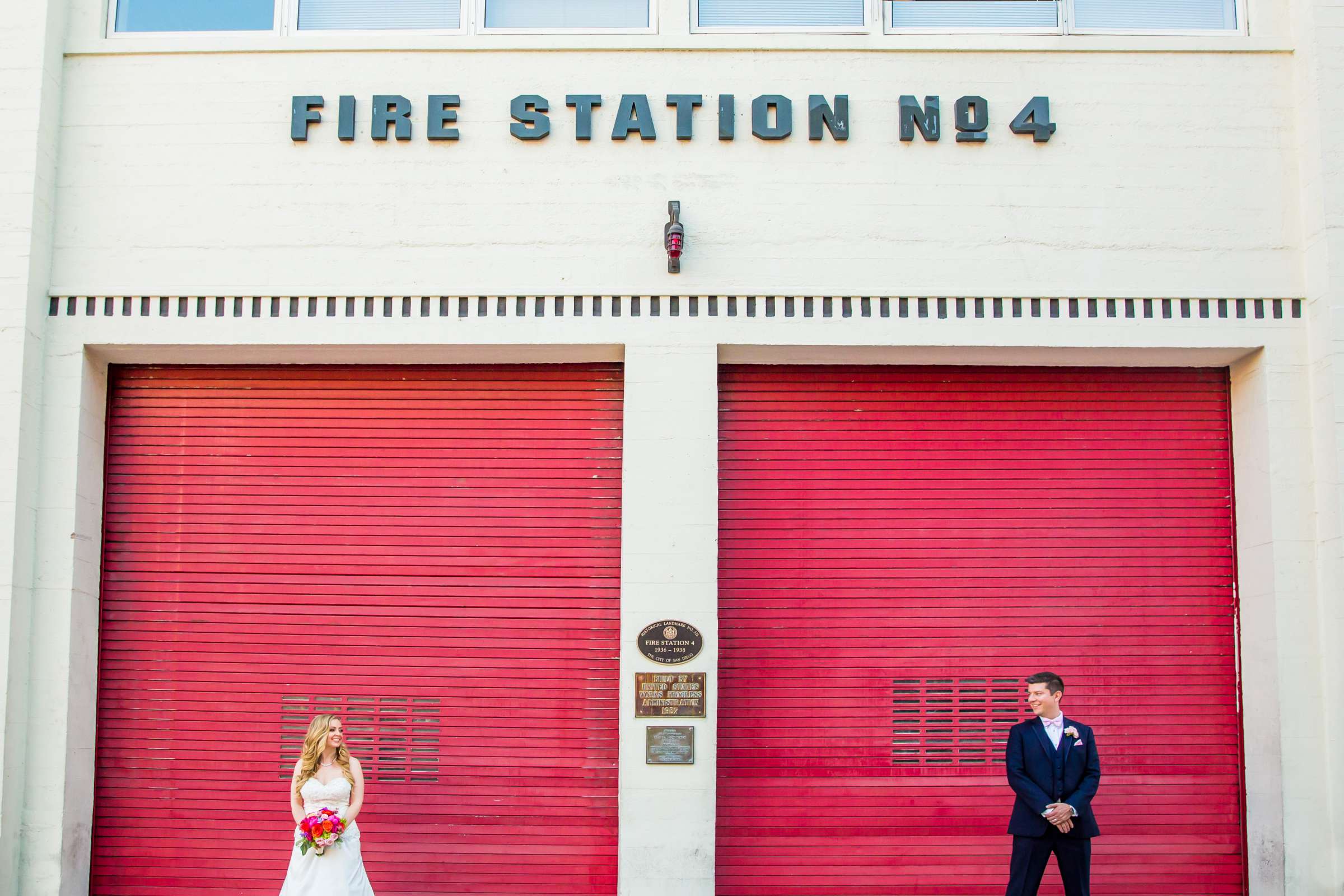 Red colors, Bride and Groom at The Ultimate Skybox Wedding, Greta and Scotty Wedding Photo #387167 by True Photography