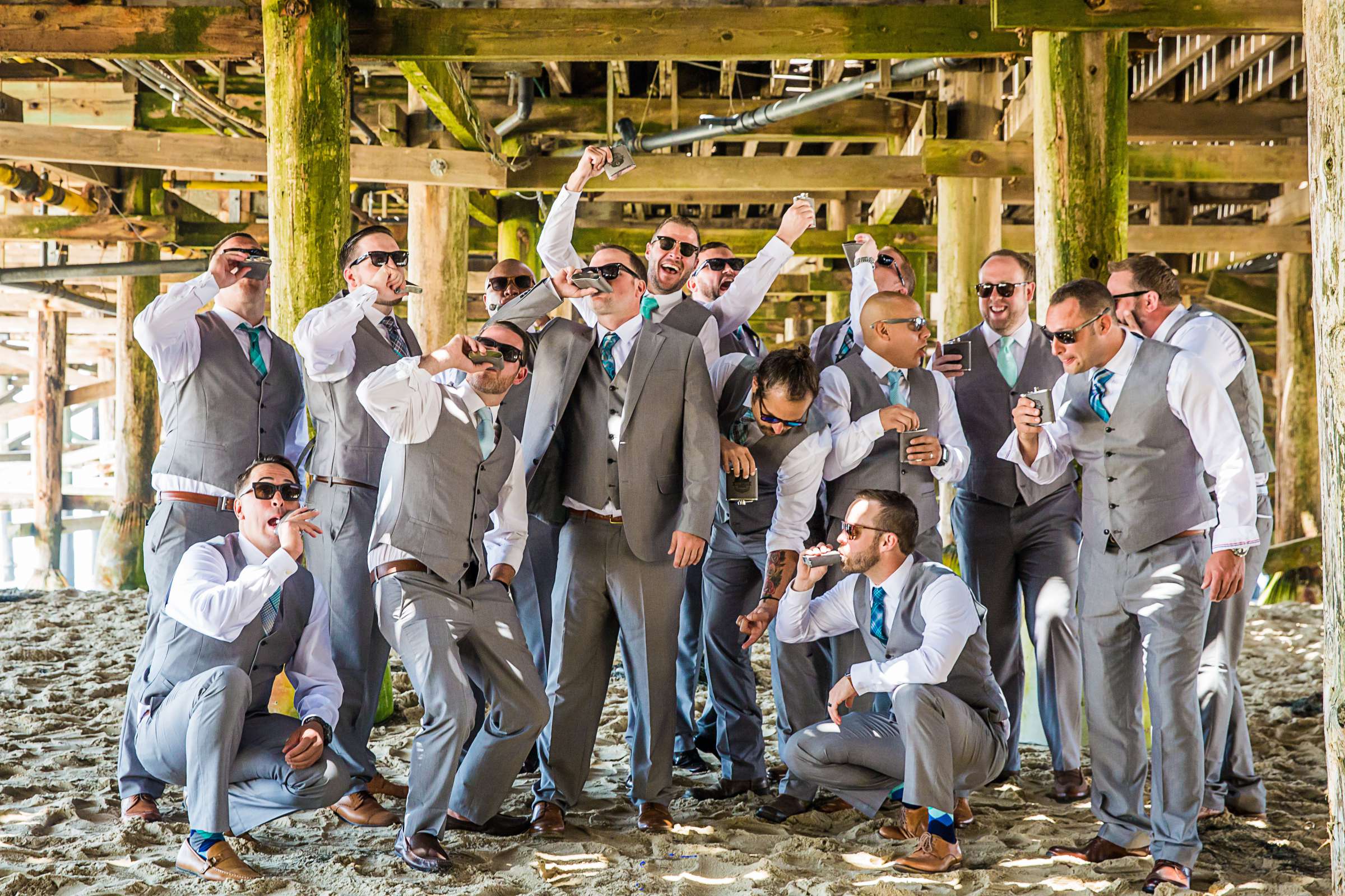 Groomsmen at Coronado Community Center Wedding, Shannon and William Wedding Photo #388841 by True Photography