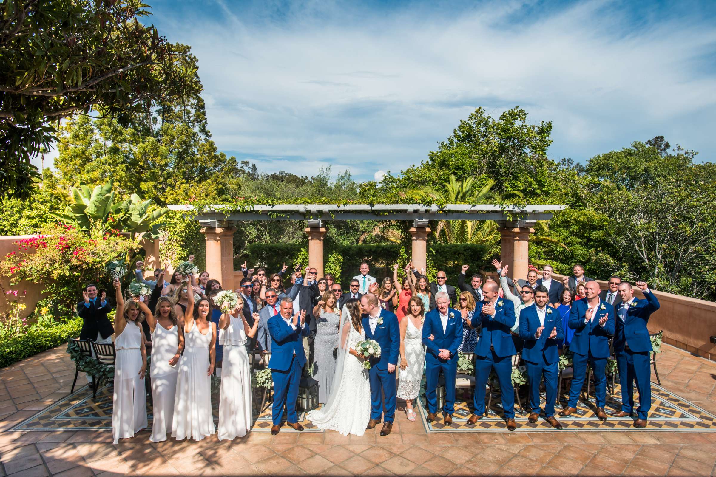 Rancho Valencia Wedding coordinated by Creative Affairs Inc, Katie and Ryan Wedding Photo #72 by True Photography