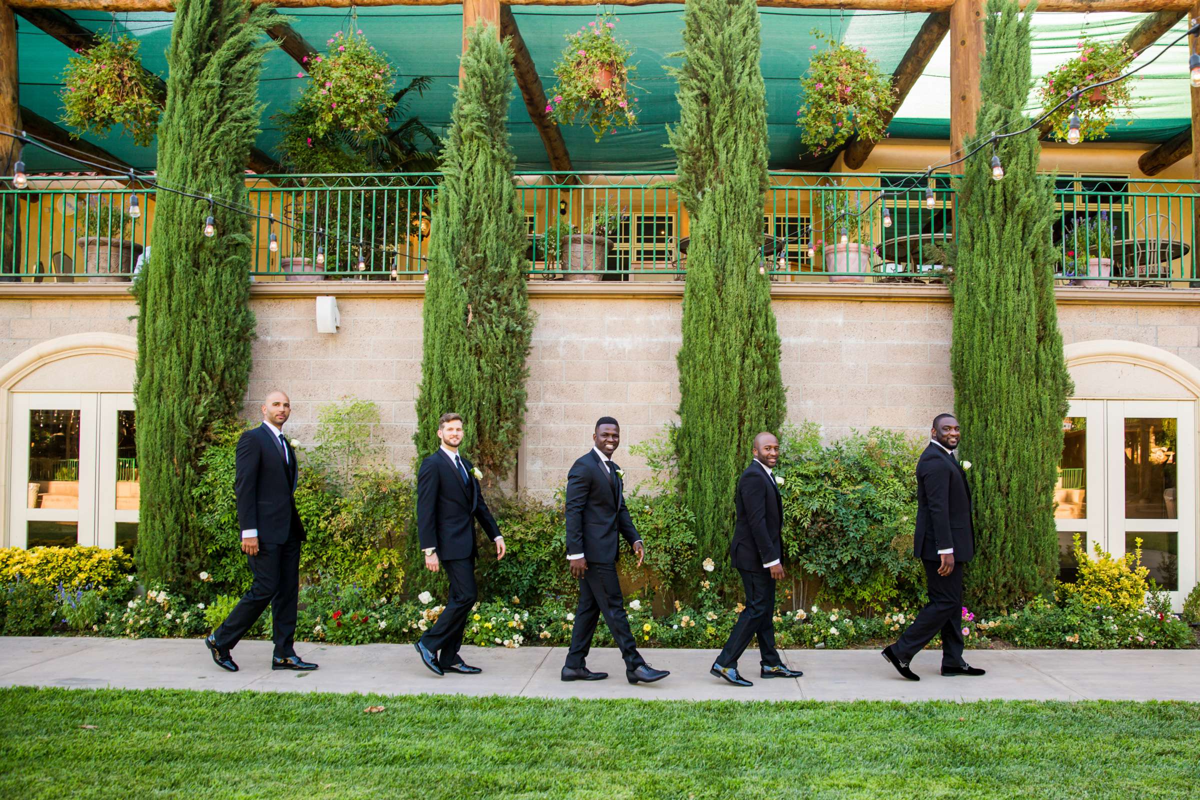 Groomsmen at South Coast Winery Wedding, Brittani and Johnny Wedding Photo #40 by True Photography